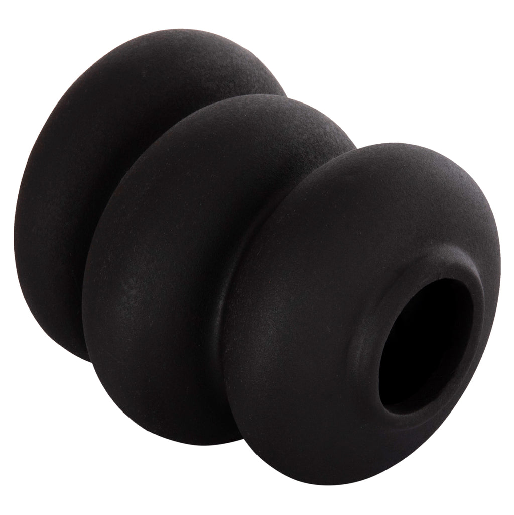 ΕΠΙΤΡΑΠΕΖΙΟ ΚΕΡΑΜΙΚΟ ΔΙΑΚΟΣΜΗΤΙΚΟ ROOK HM4628.02 ΜΑΥΡΟ ΜΑΤ Φ14x19Υεκ