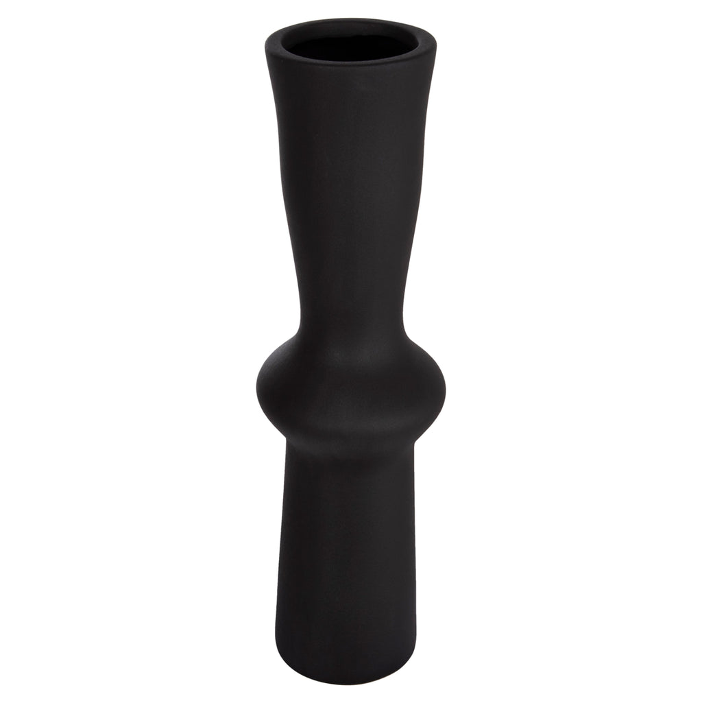 ΕΠΙΤΡΑΠΕΖΙΟ ΚΕΡΑΜΙΚΟ ΔΙΑΚΟΣΜΗΤΙΚΟ SCEPTER HM4637.02 ΜΑΥΡΟ ΜΑΤ Φ14x50Υεκ