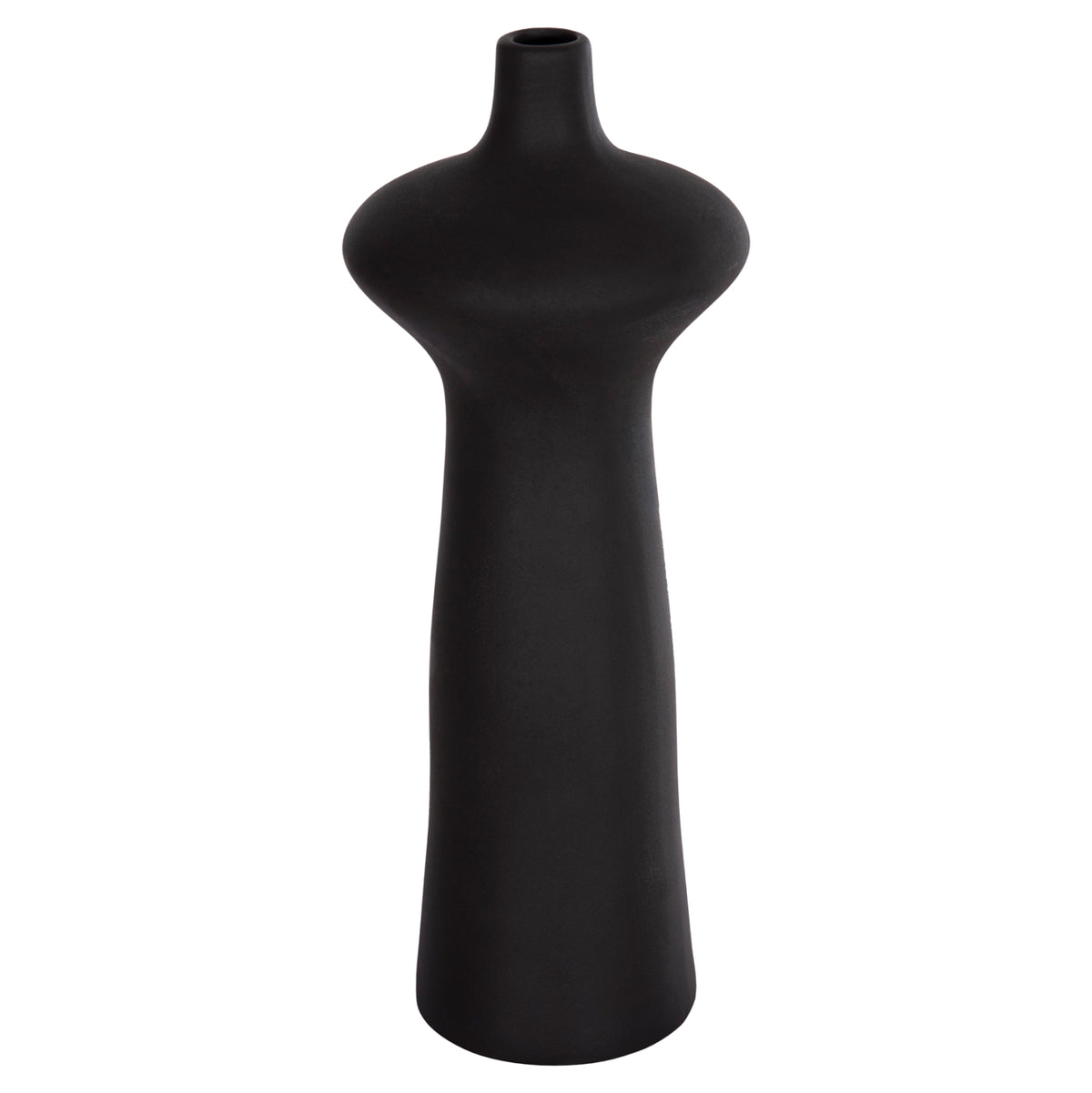 ΕΠΙΤΡΑΠΕΖΙΟ ΚΕΡΑΜΙΚΟ ΔΙΑΚΟΣΜΗΤΙΚΟ SCEPTER HM4636.02 ΜΑΥΡΟ ΜΑΤ Φ18x49Υεκ