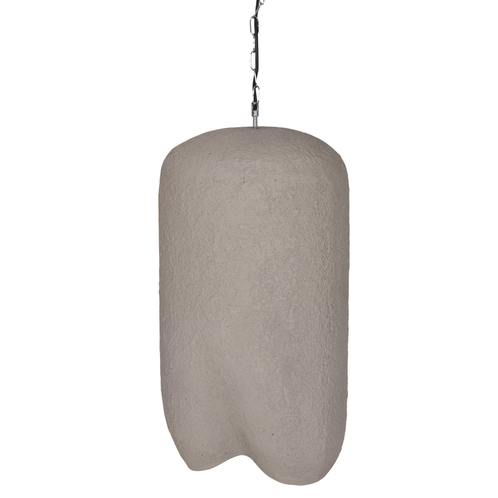 ΦΩΤΙΣΤΙΚΟ ΟΡΟΦΗΣ ΚΡΕΜΑΣΤΟ LOGKY HM4704.03L--FIBER CEMENT ΓΚΡΙ 35x35x67Υεκ