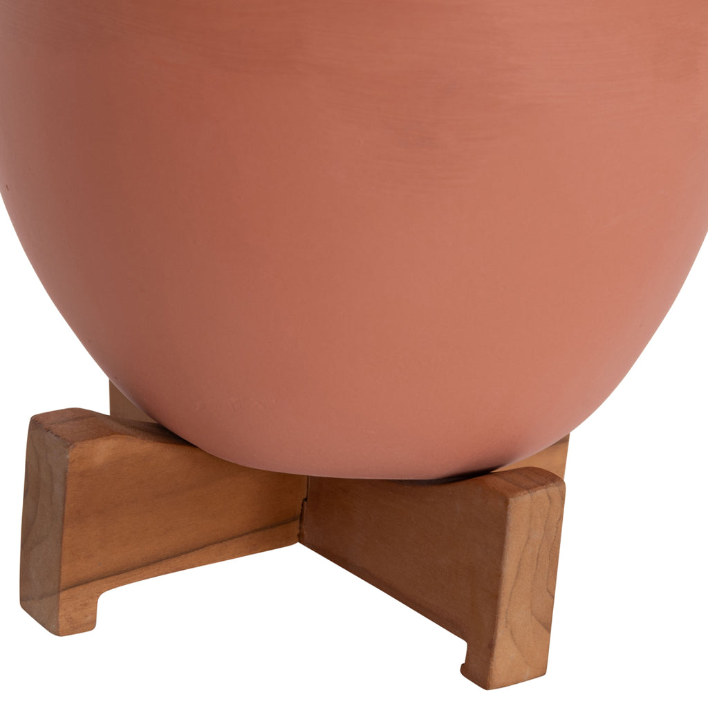 ΓΛΑΣΤΡΕΣ ΣΕΤ 2ΤΜΧ SEON HM4686.08 TERRACOTTA ΣΕ ΛΕΥΚΟ & ΤΕΡΑΚΟΤΑ--TEAK ΒΑΣΗ