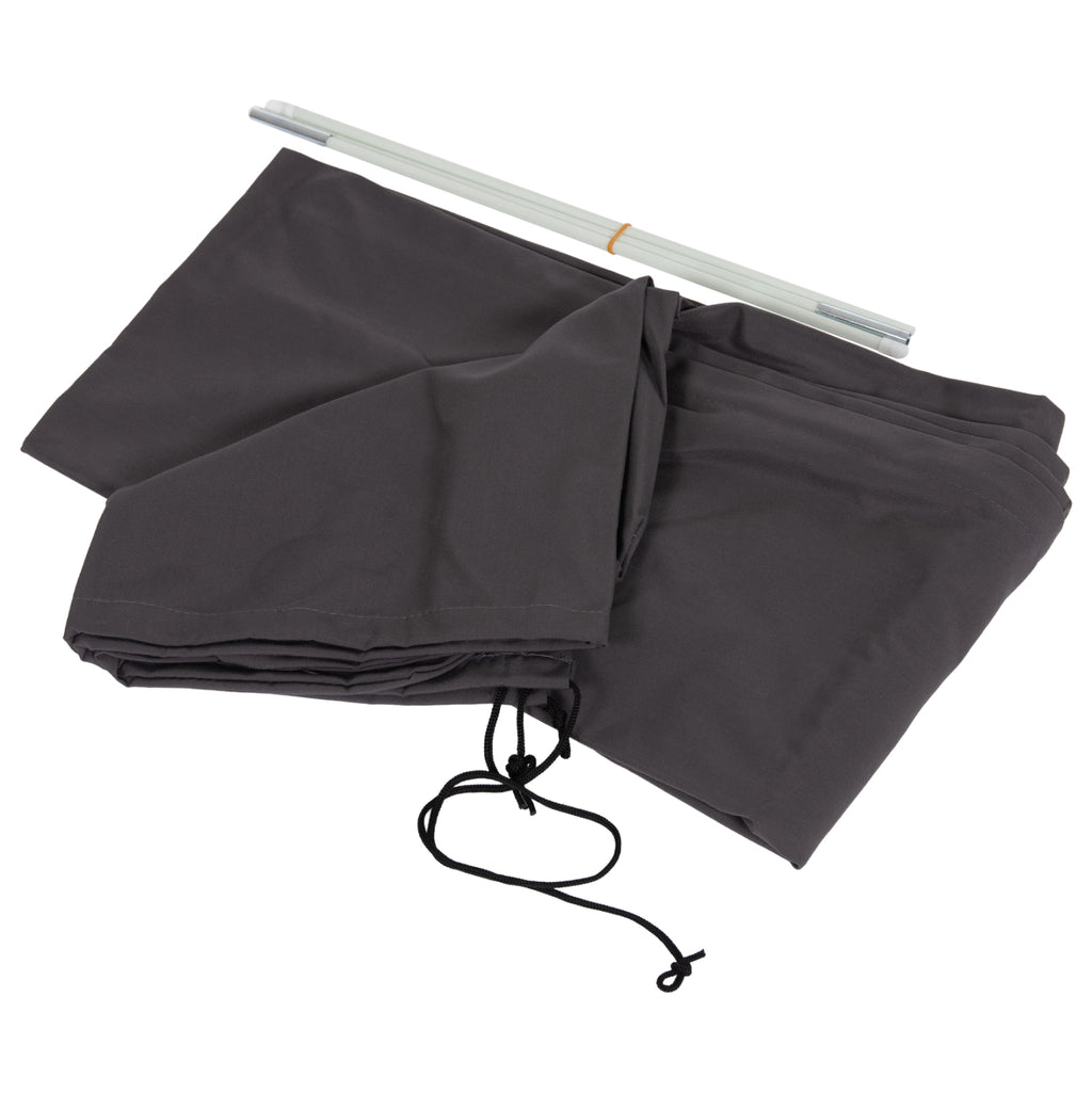 ΚΑΛΥΜΜΑ 3X4m ΓΙΑ ΟΜΠΡΕΛΑ HM6620.01 - SPUN POLYESTER ΣΕ ΓΚΡΙ