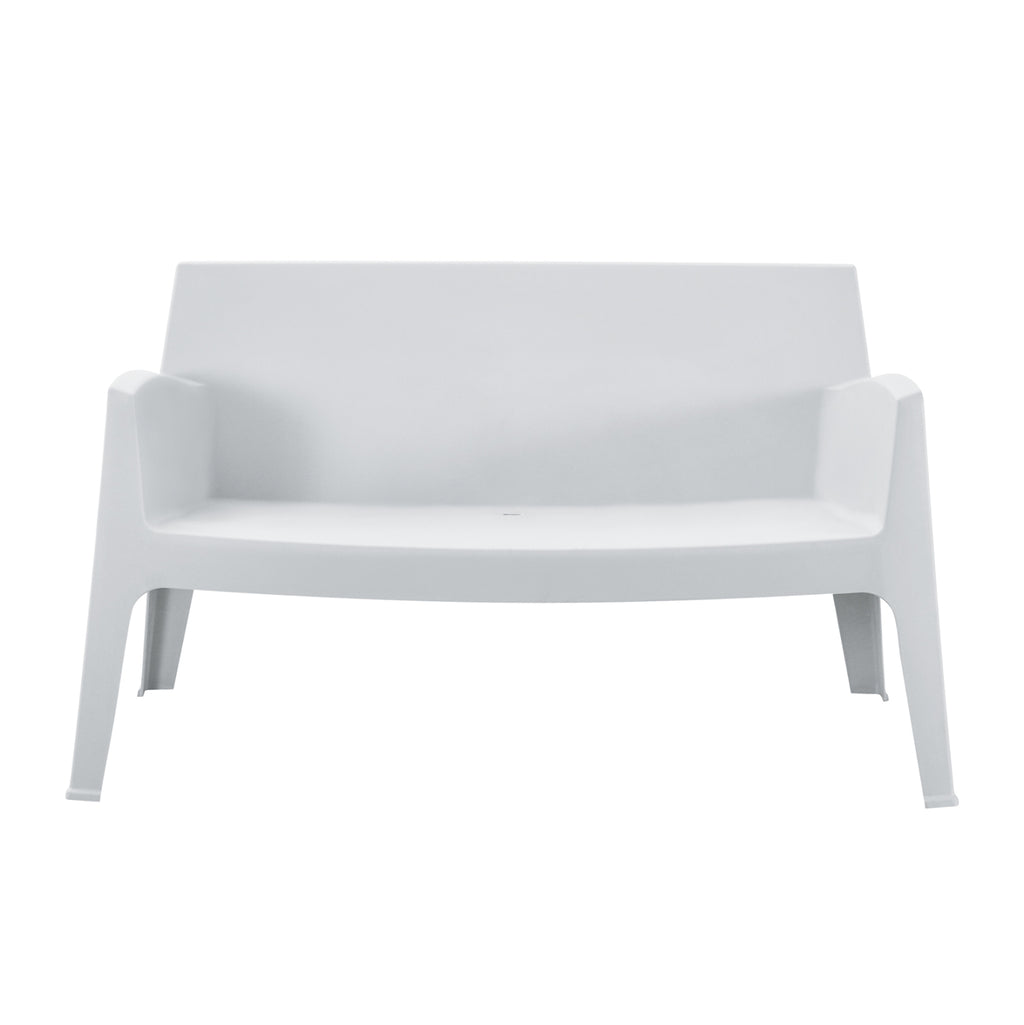 ΚΑΝΑΠΕΣ 2-ΘΕΣΙΟΣ ΠΟΛΥΠΡΟΠΥΛΕΝΙΟΥ SLEEK HM6366.01 ΧΡΩΜΑ ΛΕΥΚΟ 133x68x73Υεκ.