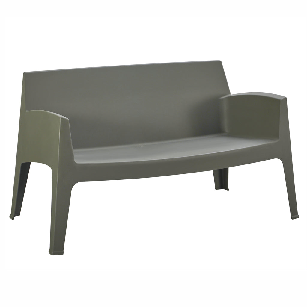 ΚΑΝΑΠΕΣ 2-ΘΕΣΙΟΣ ΠΟΛΥΠΡΟΠΥΛΕΝΙΟΥ SLEEK HM6366.05 ΧΡΩΜΑ DARK OLIVE 133x68x73Υεκ.