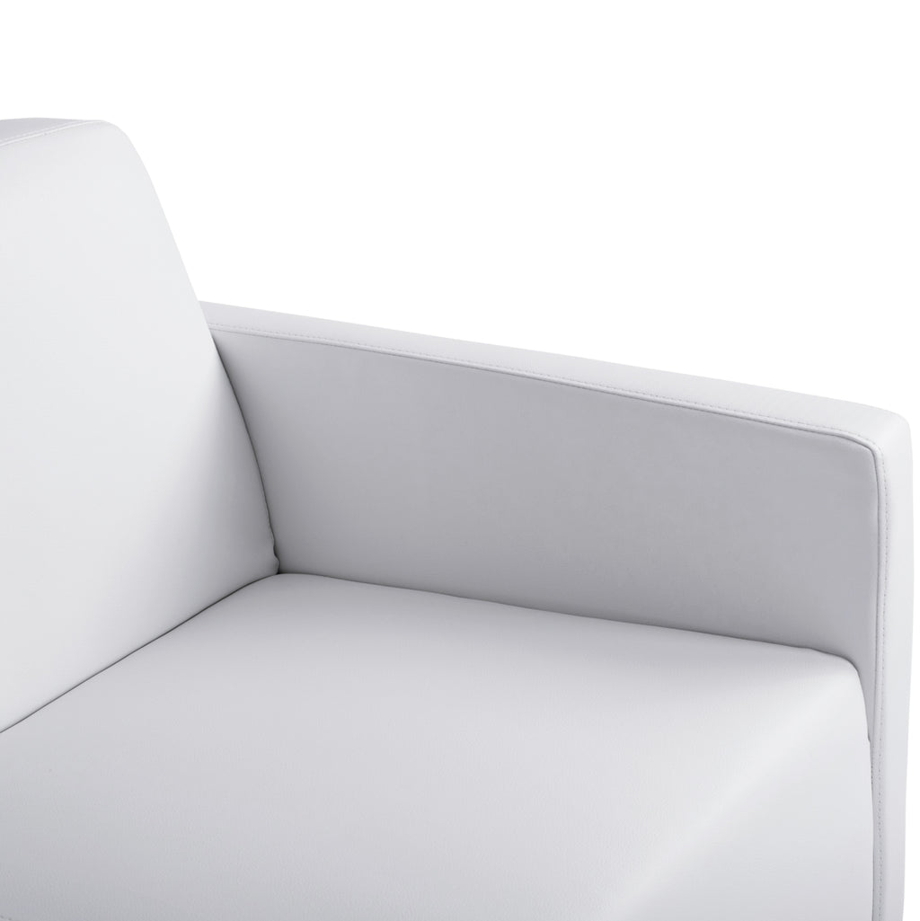 ΚΑΝΑΠΕΣ 2ΘΕΣΙΟΣ NELLIE HM3159.22 ΜΕ ΛΕΥΚΟ PU 113x71x71Υ εκ.