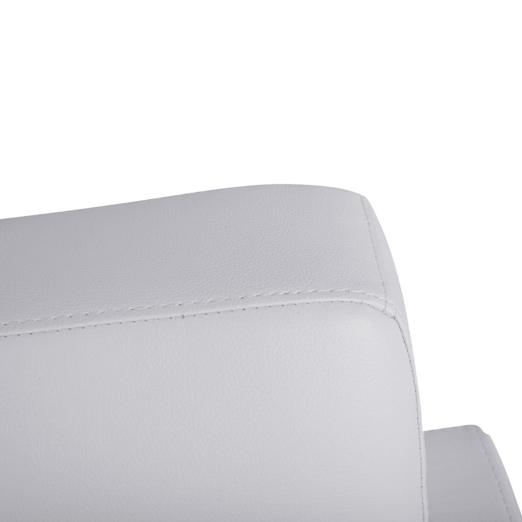 ΚΑΝΑΠΕΣ 2ΘΕΣΙΟΣ NELLIE HM3159.22 ΜΕ ΛΕΥΚΟ PU 113x71x71Υ εκ.