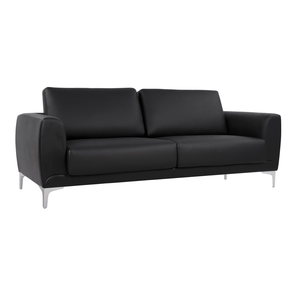 ΚΑΝΑΠΕΣ 3ΘΕΣΙΟΣ KENZIE HM3121.31 ΜΕ ΜΑΥΡΟ PU 190x81x81 εκ.