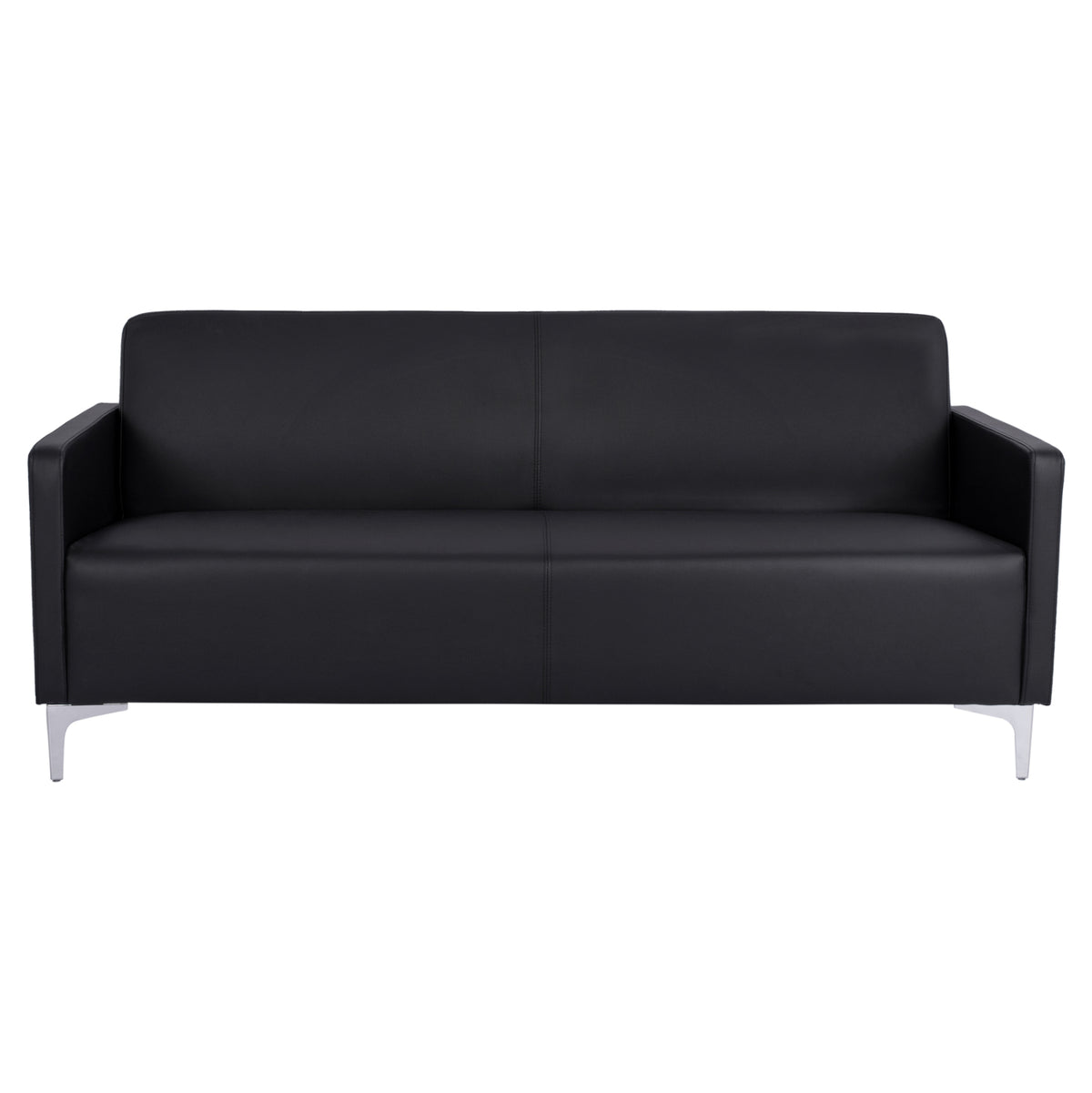 ΚΑΝΑΠΕΣ 3ΘΕΣΙΟΣ NELLIE HM3159.31 ΜΕ ΜΑΥΡΟ PU 163x71x71Υ εκ.