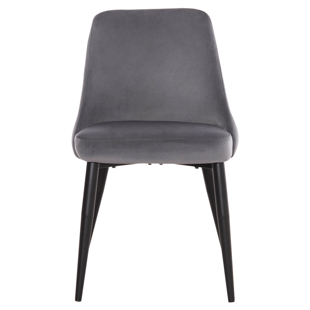 ΚΑΡΕΚΛΑ SERENITY HM8527.11 ΒΕΛΟΥΔΟ ΓΚΡΙ ΜΕ ΜΑΥΡΑ ΜΕΤΑΛΛΙΚΑ ΠΟΔΙΑ 51x54x83,5Υεκ.
