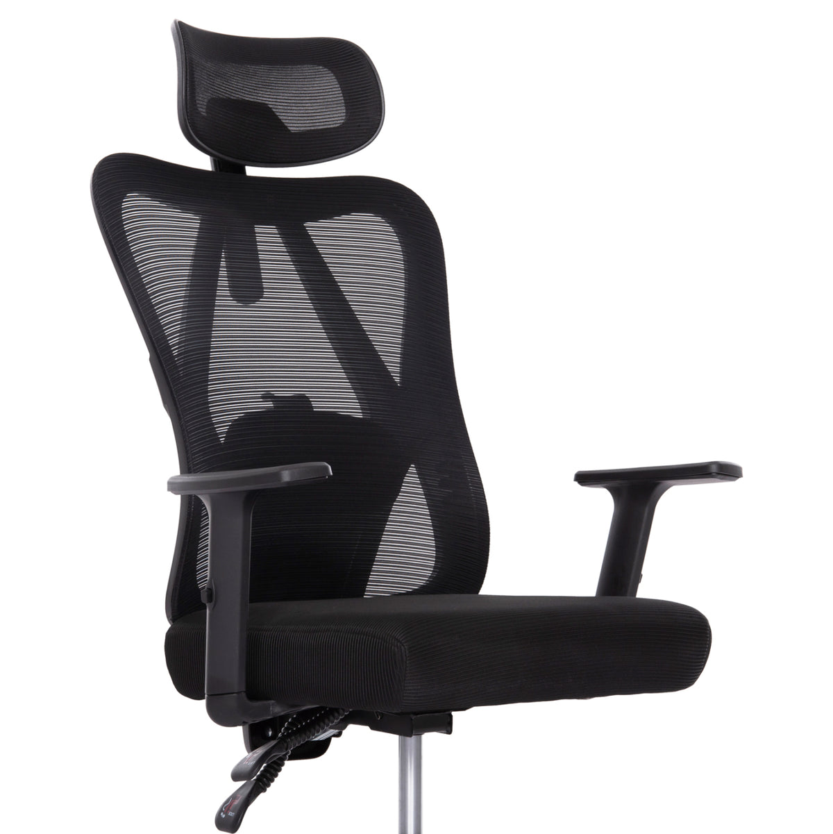 ΚΑΡΕΚΛΑ ΓΡΑΦΕΙΟΥ MEXER HM1195.01 ΜΑΥΡΟ MESH-PP ΒΑΣΗ 68x70x136Υεκ.