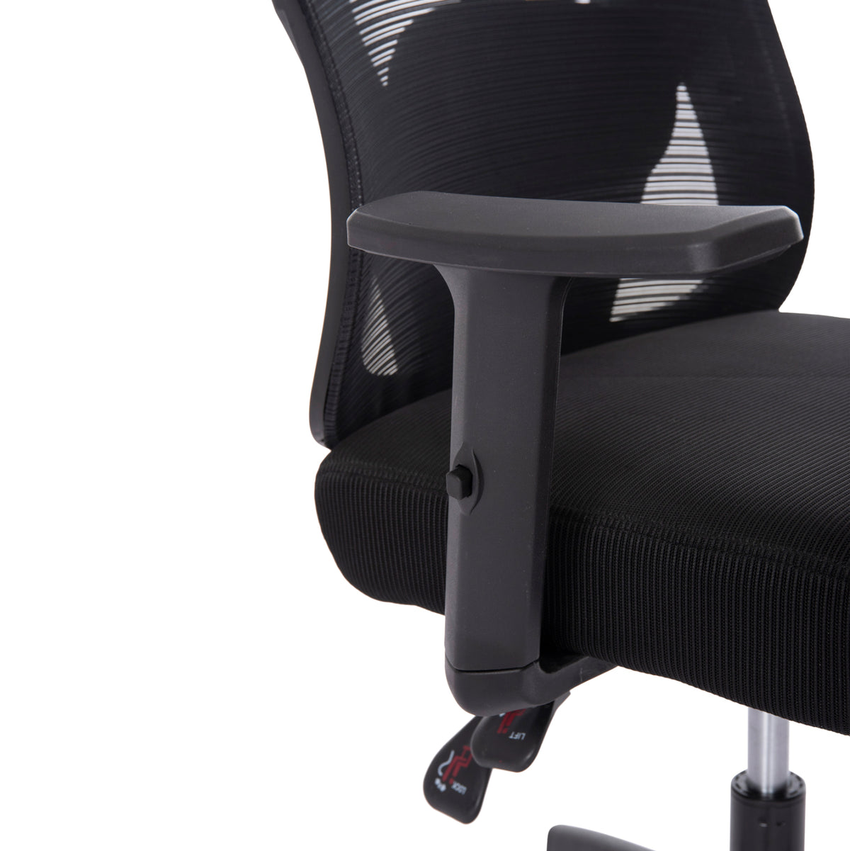 ΚΑΡΕΚΛΑ ΓΡΑΦΕΙΟΥ MEXER HM1195.01 ΜΑΥΡΟ MESH-PP ΒΑΣΗ 68x70x136Υεκ.