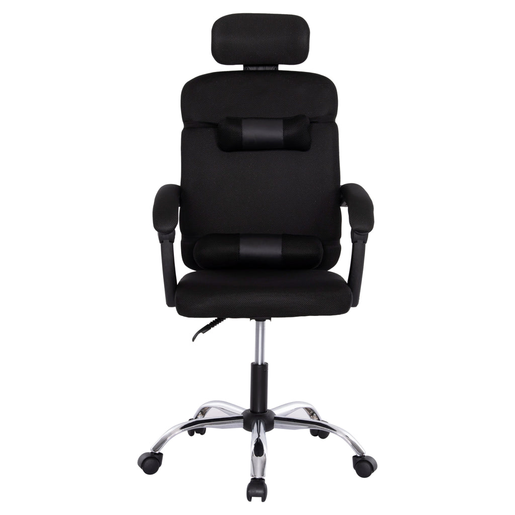 ΚΑΡΕΚΛΑ ΓΡΑΦΕΙΟΥ CRONER HM1196.01 ΜΑΥΡΟ MESH-ΜΕΤΑΛ.ΒΑΣΗ 58x99x120Υεκ.