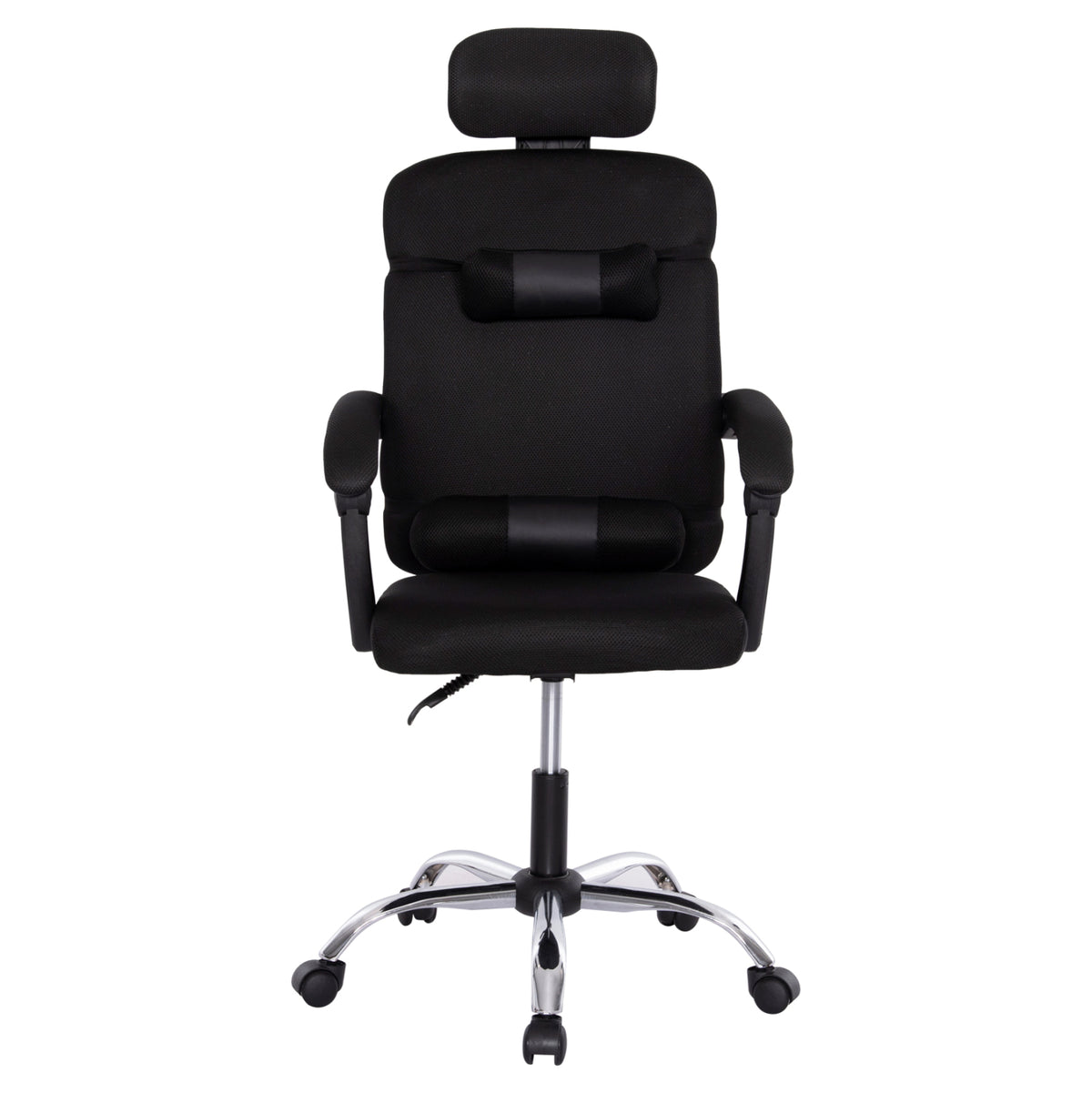 ΚΑΡΕΚΛΑ ΓΡΑΦΕΙΟΥ CRONER HM1196.01 ΜΑΥΡΟ MESH-ΜΕΤΑΛ.ΒΑΣΗ 58x99x120Υεκ.