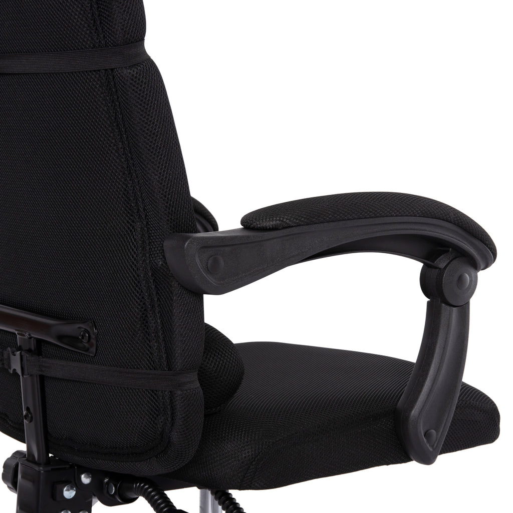 ΚΑΡΕΚΛΑ ΓΡΑΦΕΙΟΥ CRONER HM1196.01 ΜΑΥΡΟ MESH-ΜΕΤΑΛ.ΒΑΣΗ 58x99x120Υεκ.