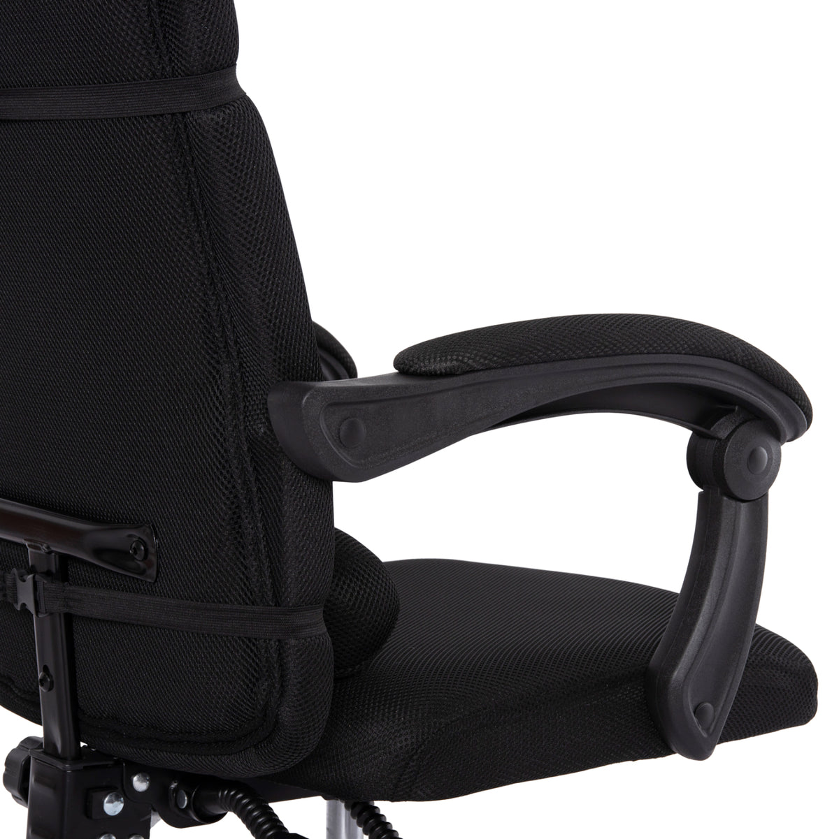 ΚΑΡΕΚΛΑ ΓΡΑΦΕΙΟΥ CRONER HM1196.01 ΜΑΥΡΟ MESH-ΜΕΤΑΛ.ΒΑΣΗ 58x99x120Υεκ.