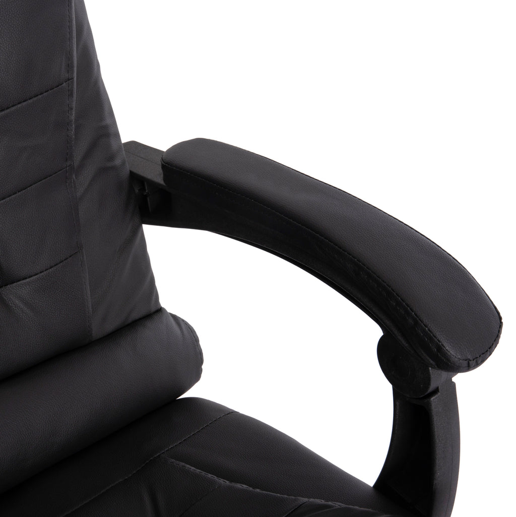 ΚΑΡΕΚΛΑ ΓΡΑΦΕΙΟΥ LAGOM HM1198 ΜΑΥΡO PVC-ΜΕΤΑΛ.ΒΑΣΗ-ΜΑΥΡΟΣ ΣΚΕΛΕΤΟΣ 60x70x104Υεκ