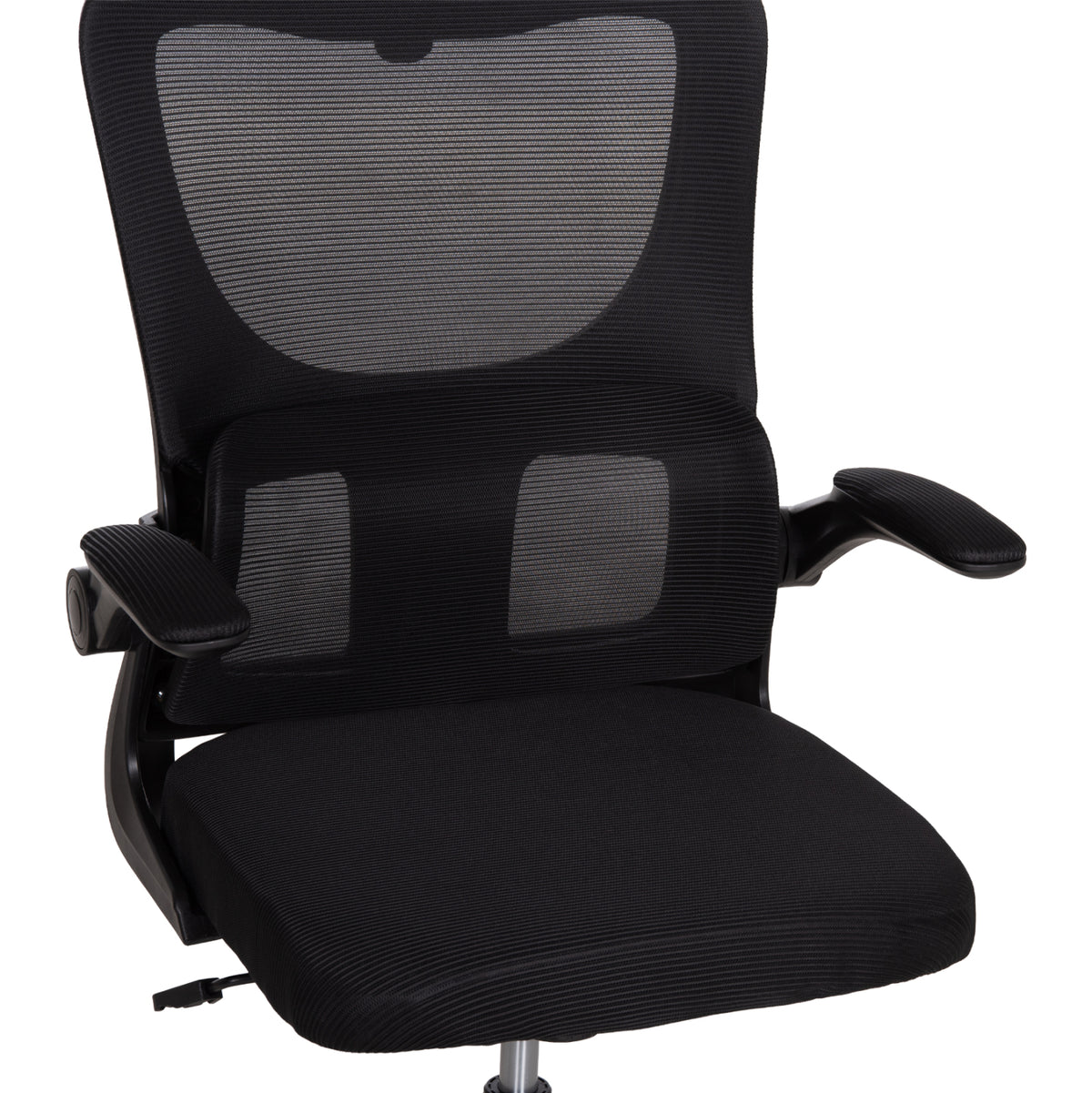ΚΑΡΕΚΛΑ ΓΡΑΦΕΙΟΥ KESI HM1222.01 ΜΑΥΡO MESH & PP 61x62x125Υεκ.