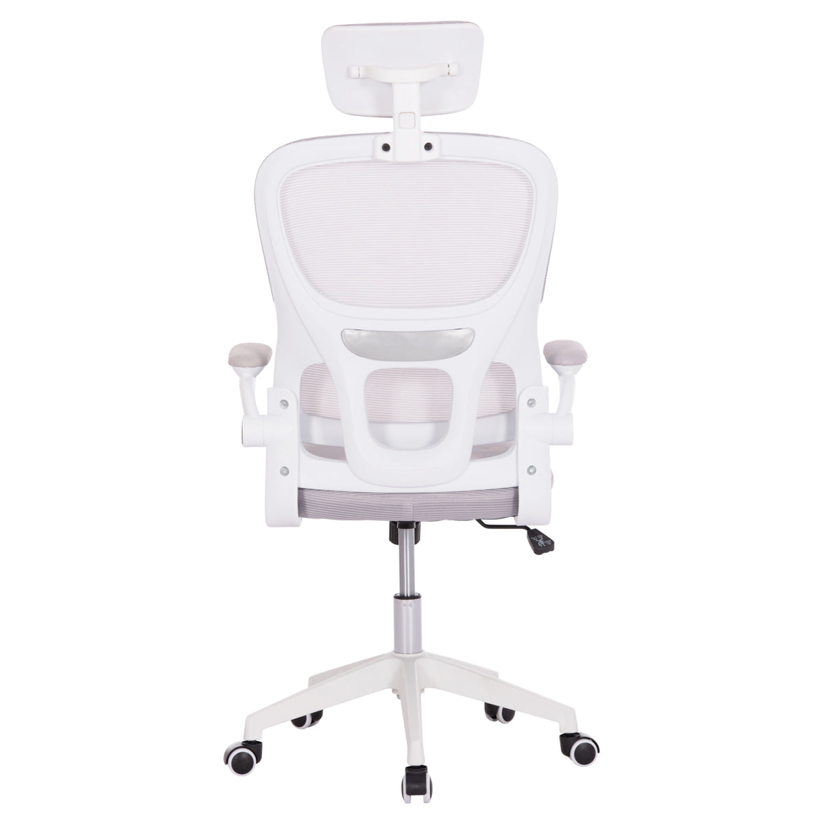 ΚΑΡΕΚΛΑ ΓΡΑΦΕΙΟΥ BASTON HM18236.03 ΓΚΡΙ MESH & ΛΕΥΚΟΣ PP ΣΚΕΛΕΤΟΣ 64x60x127Υεκ.