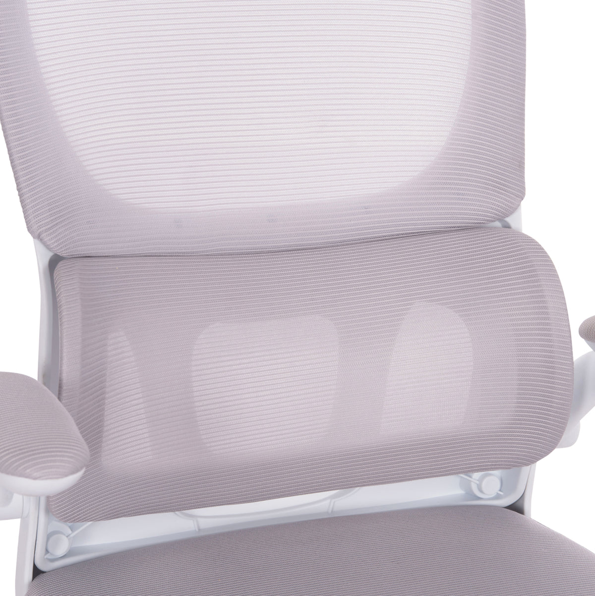 ΚΑΡΕΚΛΑ ΓΡΑΦΕΙΟΥ BASTON HM18236.03 ΓΚΡΙ MESH & ΛΕΥΚΟΣ PP ΣΚΕΛΕΤΟΣ 64x60x127Υεκ.