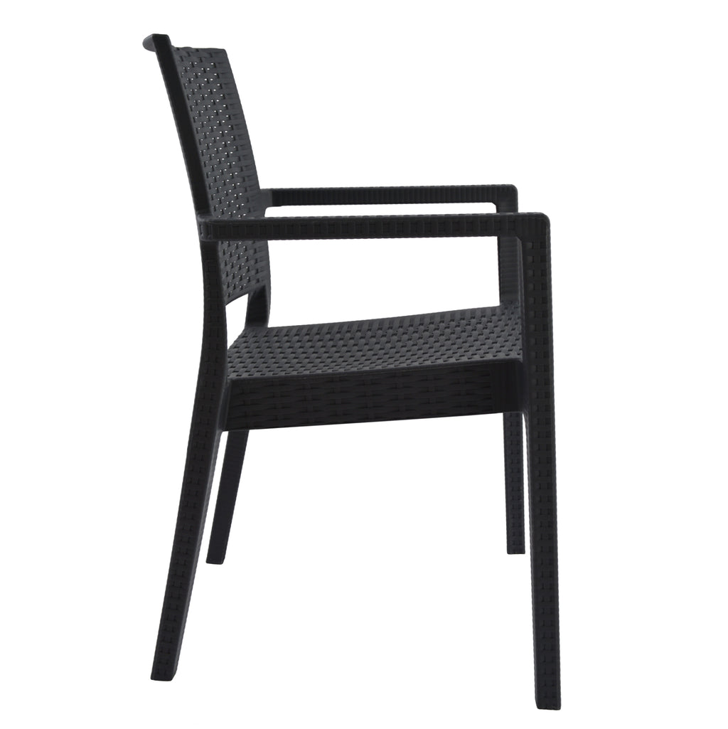 ΠΟΛΥΘΡΟΝΑ ΠΟΛΥΠΡΟΠΥΛΕΝΙΟΥ ΒΑΡΕΩΣ ΤΥΠΟΥ KAGANU DARK GREY HM5134.01 57x55,5x89 εκ.