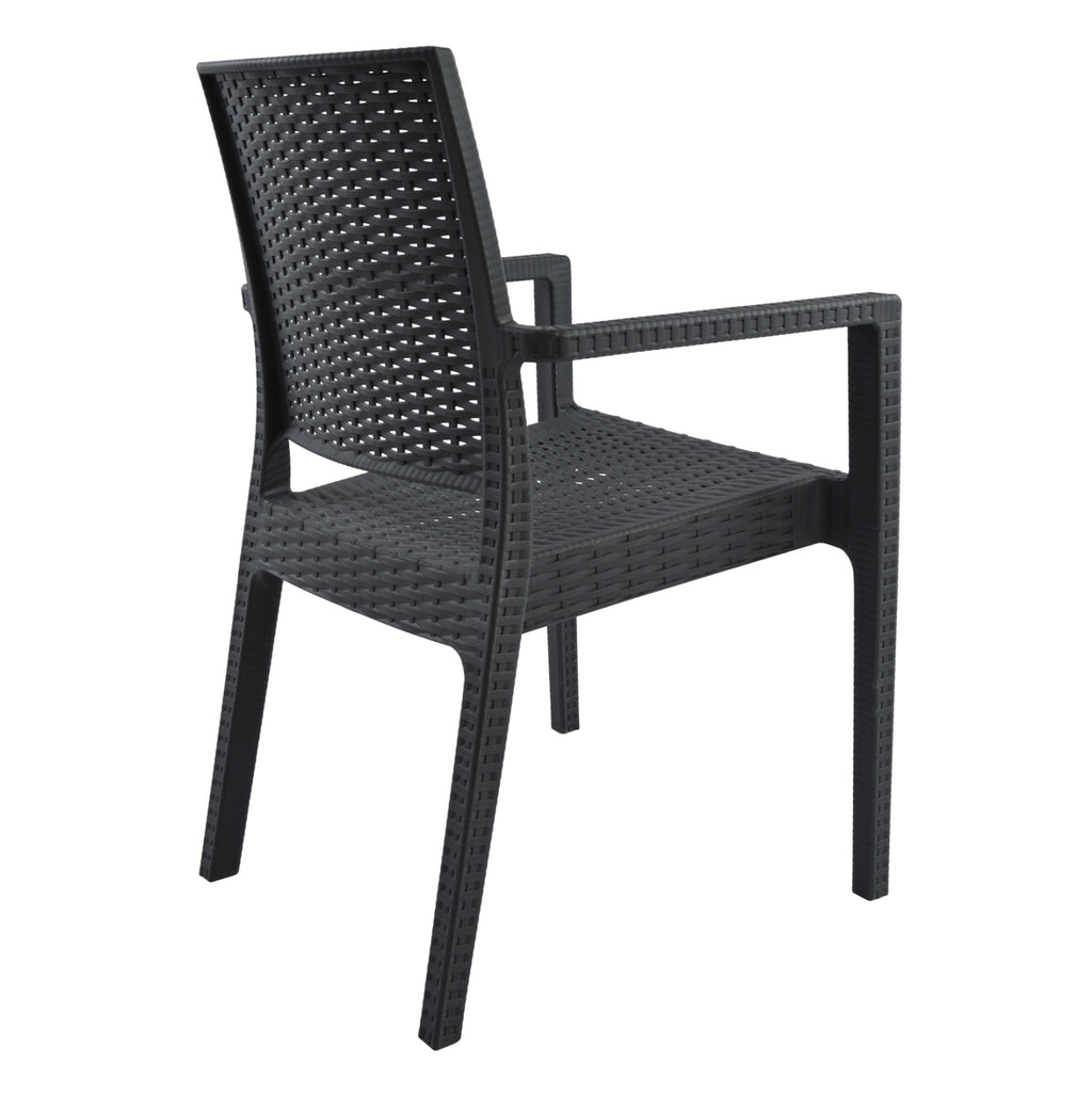 ΠΟΛΥΘΡΟΝΑ ΠΟΛΥΠΡΟΠΥΛΕΝΙΟΥ ΒΑΡΕΩΣ ΤΥΠΟΥ KAGANU DARK GREY HM5134.01 57x55,5x89 εκ.