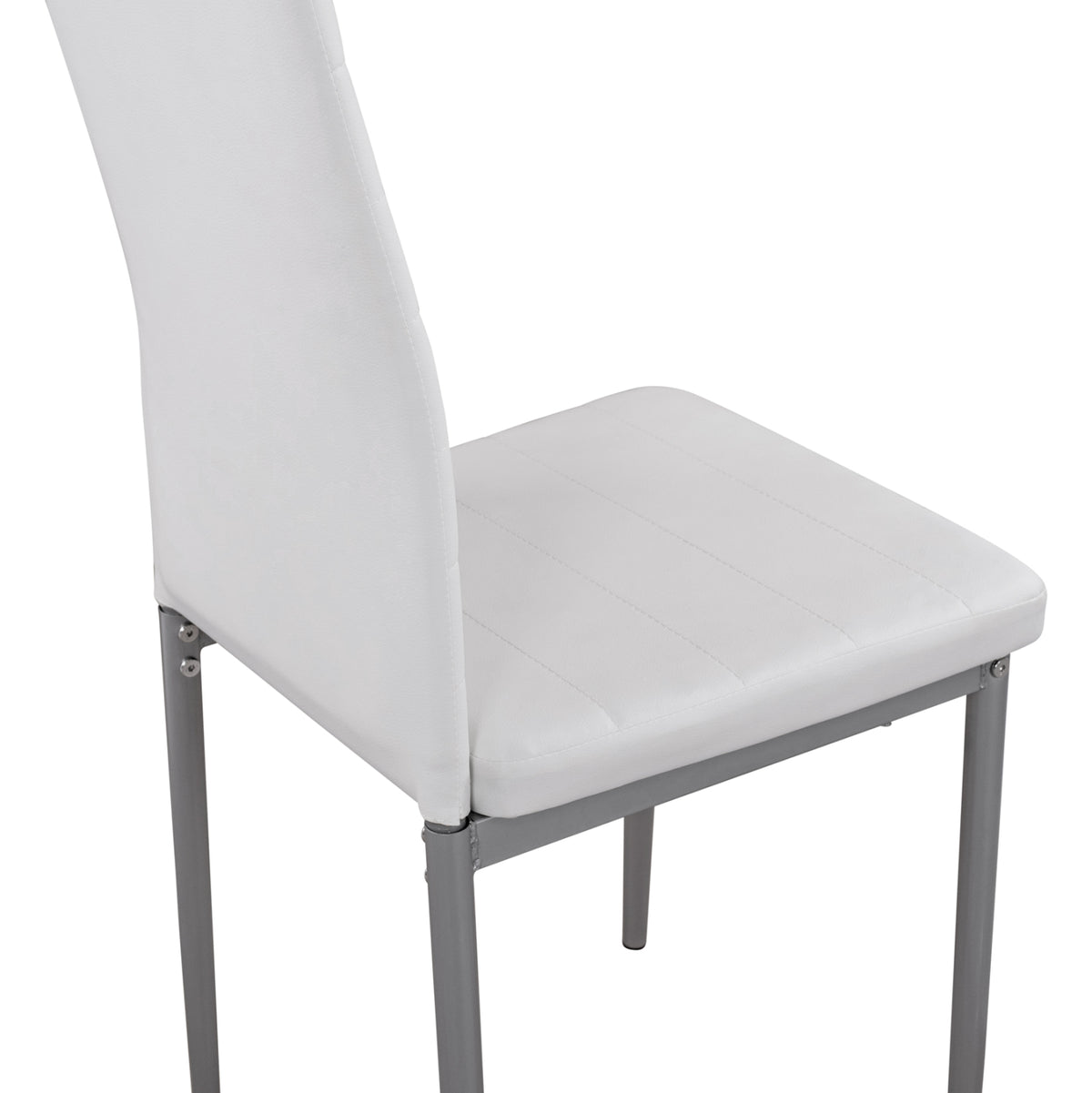 ΚΑΡΕΚΛΑ ΜΕΤΑΛΛΙΚΗ LADY HM0037.11 ΛΕΥΚΟ PU ΜΕΤΑΛΛΙΚΟ ΣΚΕΛΕΤΟ K/D 40x48x95Y εκ.