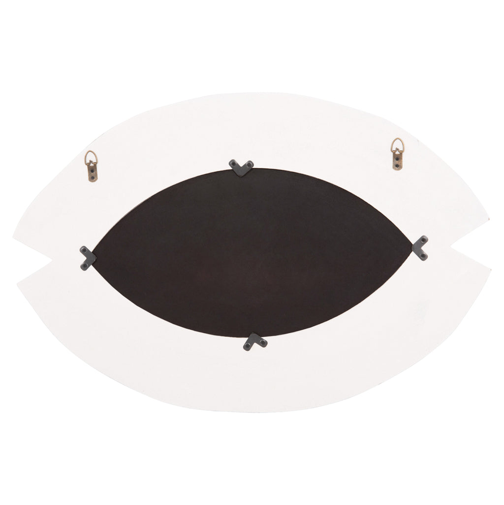ΚΑΘΡΕΠΤΗΣ ΤΟΙΧΟΥ ΣΕΙΡΑ SANTORINI HM4529 MDF ΥΠΟΛΕΥΚΟ-ΔΙΑΚΟΣΜΗΣΗ ΣΕ ΜΠΕΖ 81x1,8x54Υεκ.