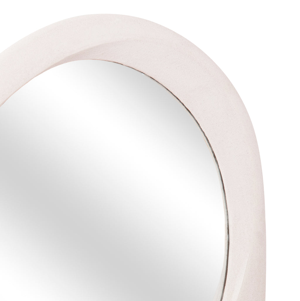 ΚΑΘΡΕΠΤΗΣ ΤΟΙΧΟΥ ΟΒΑΛ ΣΕΙΡΑ SANTORINI HM4511 MDF ΣΕ ΥΠΟΛΕΥΚΟ 82x3,5x74Υεκ