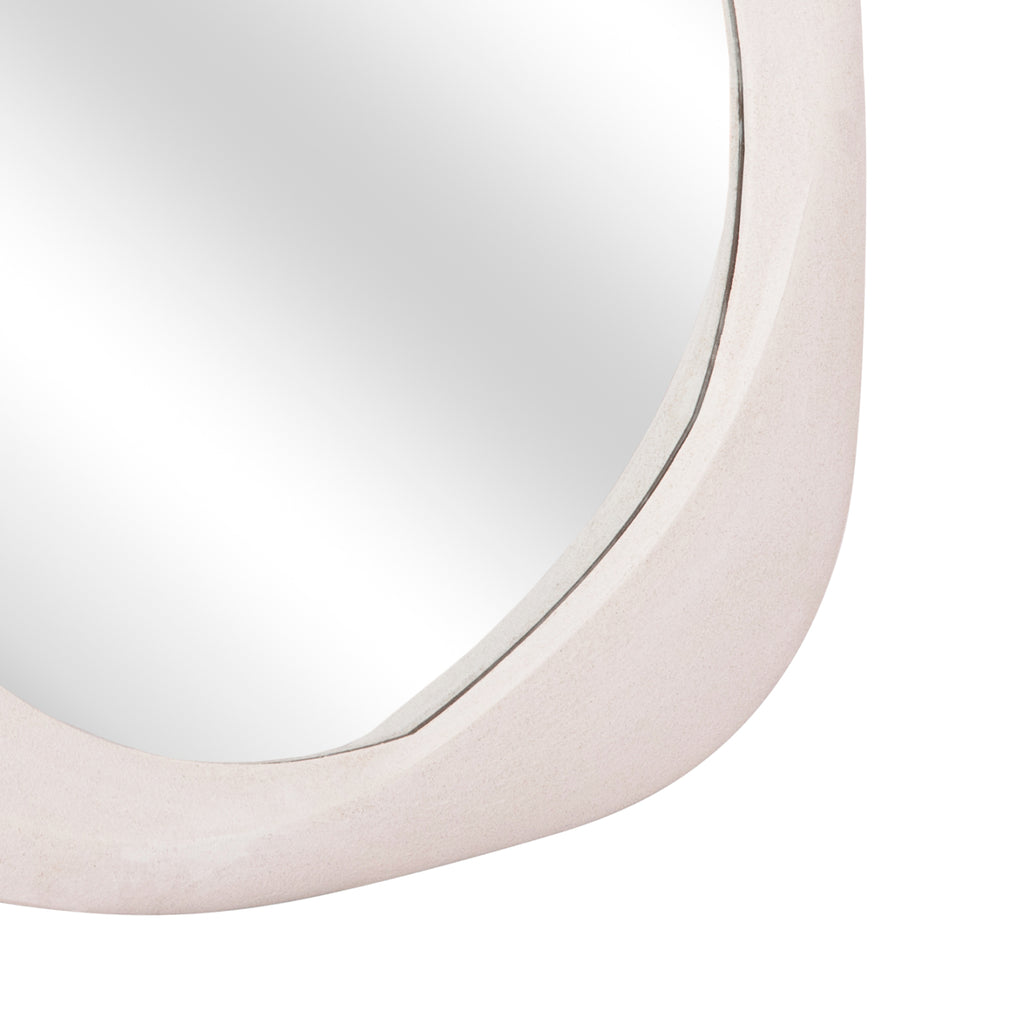 ΚΑΘΡΕΠΤΗΣ ΤΟΙΧΟΥ ΟΒΑΛ ΣΕΙΡΑ SANTORINI HM4511 MDF ΣΕ ΥΠΟΛΕΥΚΟ 82x3,5x74Υεκ