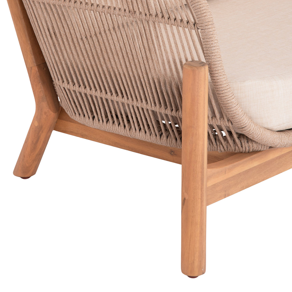 LOUNGE ΣΕΤ SANJI HM21214 ΤΡΑΠΕΖΙ & 2 ΠΟΛΥΘΡΟΝΕΣ--ΞΥΛΟ ΑΚΑΚΙΑΣ-ΑΛΟΥΜΙΝΙΟ-ΣΧΟΙΝΙ