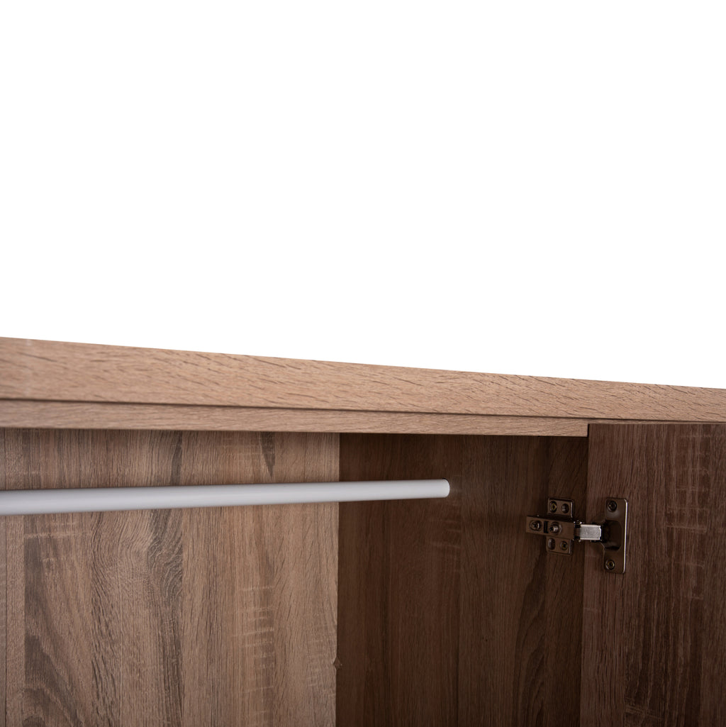 ΝΤΟΥΛΑΠΑ 3ΦΥΛΛΗ ΜΕ ΡΑΦΙΑ FUENTO HM2482.01 SONAMA OAK ΜΕΛΑΜΙΝΗ 120-116x40x123,5Υεκ.