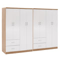 ΝΤΟΥΛΑΠΑ 8ΦΥΛΛΗ BRIANA HM21237.02 ΜΕΛΑΜΙΝΗ SONAMA & ΛΕΥΚΟ 241x42,5Χ180,5Υεκ.