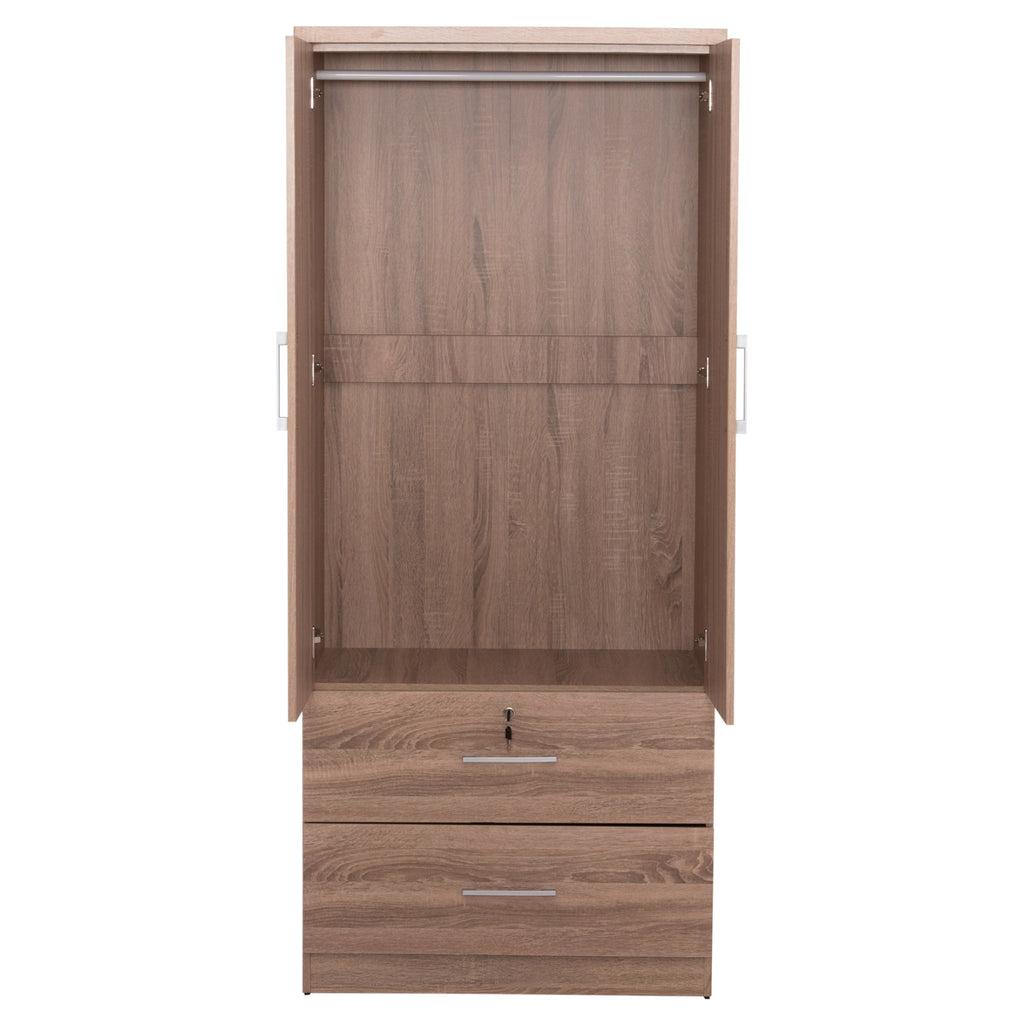 ΝΤΟΥΛΑΠΑ ΜΕ ΣΥΡΤΑΡΙΑ REINA HM2484.11 SONAMA OAK ΜΕΛΑΜΙΝΗ 80x48x183Υεκ.