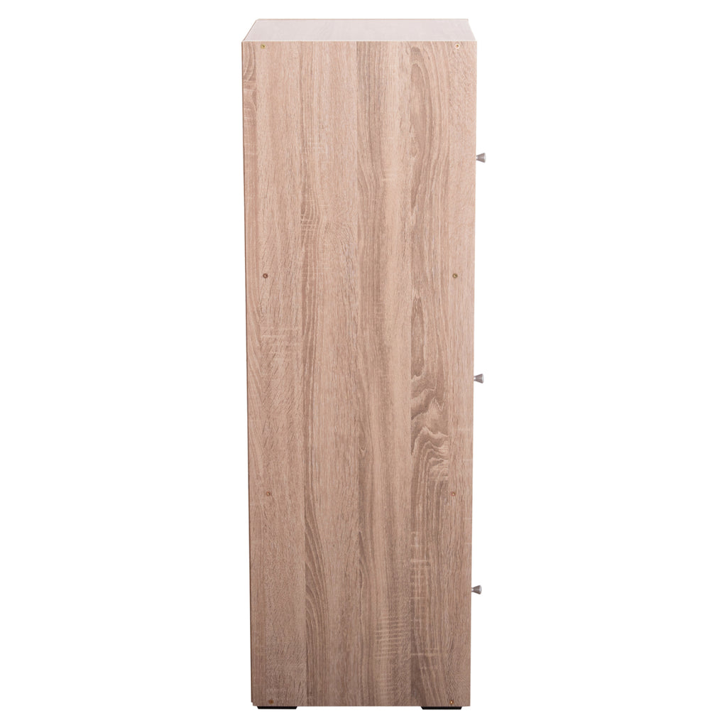 ΝΤΟΥΛΑΠΙ ΜΕ 3 ΑΠΟΘ. ΧΩΡΟΥΣ SORIANO HM9939.11 SONAMA OAK ΜΕΛΑΜΙΝΗ 40x39x119Υεκ.