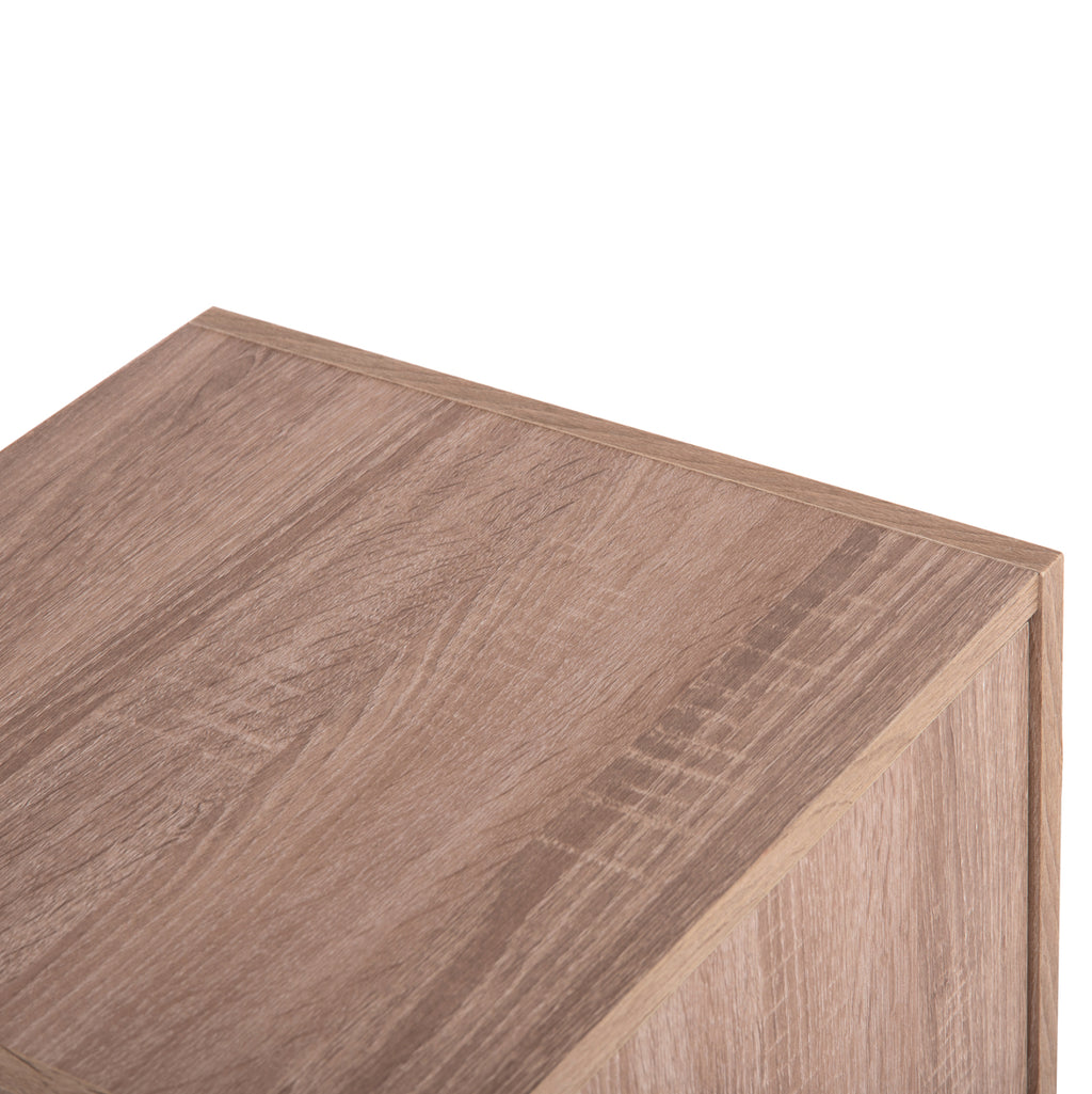 ΝΤΟΥΛΑΠΙ ΜΕ 3 ΑΠΟΘ. ΧΩΡΟΥΣ SORIANO HM9939.11 SONAMA OAK ΜΕΛΑΜΙΝΗ 40x39x119Υεκ.