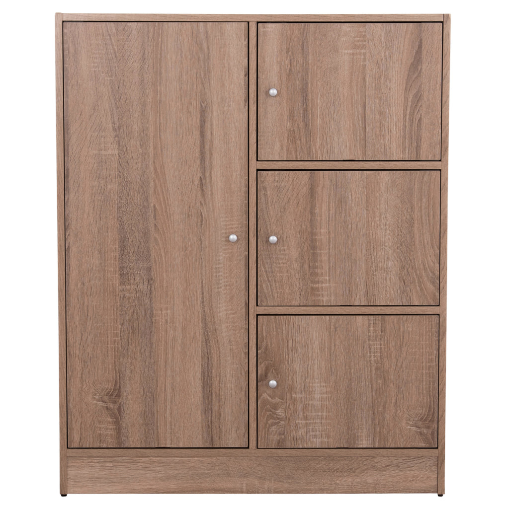 ΝΤΟΥΛΑΠΙ ΜΕ 4 ΑΠΟΘ.ΧΩΡΟΥΣ MATIN HM2479.02 SONAMA OAK ΜΕΛΑΜΙΝΗ 80x39,5x99,5Υεκ.