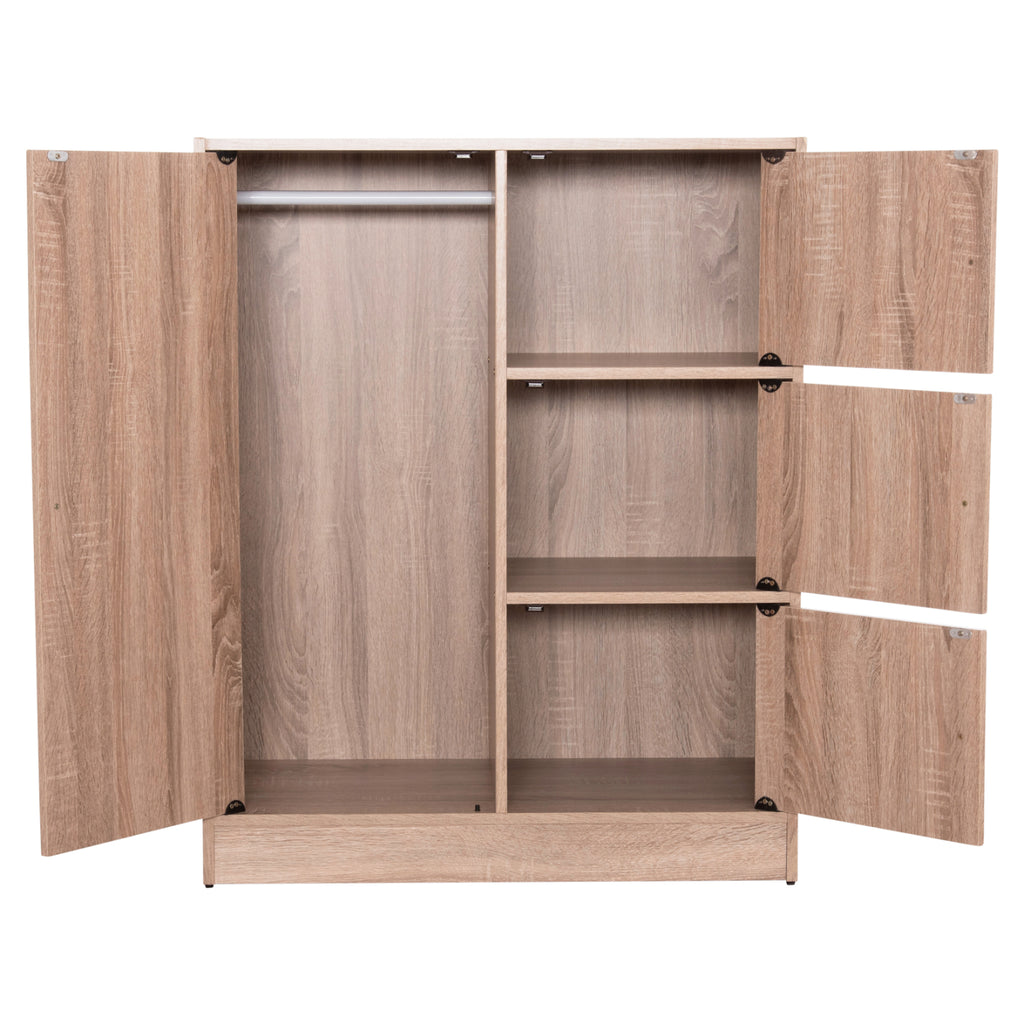 ΝΤΟΥΛΑΠΙ ΜΕ 4 ΑΠΟΘ.ΧΩΡΟΥΣ MATIN HM2479.02 SONAMA OAK ΜΕΛΑΜΙΝΗ 80x39,5x99,5Υεκ.