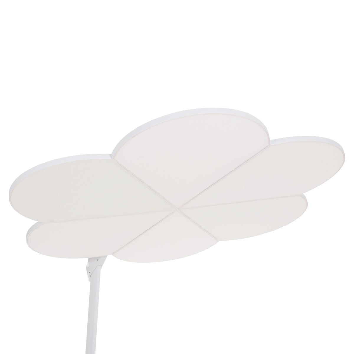 ΟΜΠΡΕΛΑ ΜΕ ΒΑΣΗ ΣΕΙΡΑ CANNOPY (flower) HM21286.02 ΑΛΟΥΜΙΝΙΟ-ΓΡΑΝΙΤΗΣ-ΛΕΥΚΟ 2,38x2,2μ