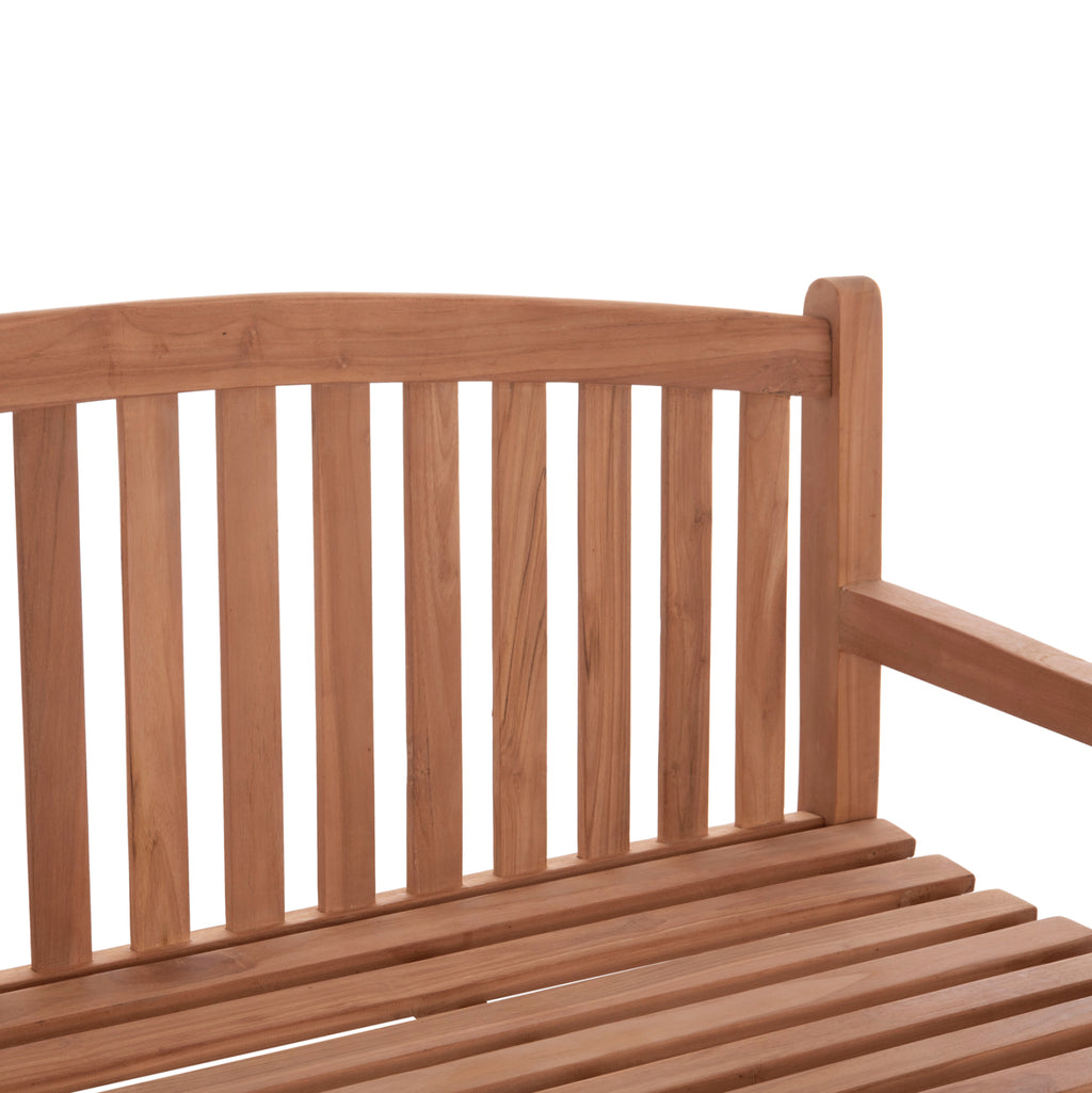 ΠΑΓΚΑΚΙ ΚΗΠΟΥ 3ΘΕΣΙΟ ELENA HM18125 ΞΥΛΟ TEAK--ΦΥΣΙΚΟ 150x61x95Υεκ.