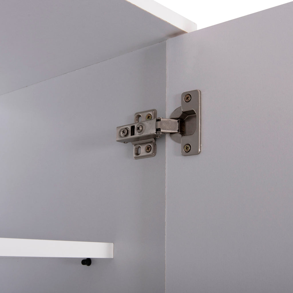 ΠΑΠΟΥΤΣΟΘΗΚΗ-ΝΤΟΥΛΑΠΑ CLUSE HM2403.03 ΜΕΛΑΜΙΝΗ ΛΕΥΚΟ ΧΡΩΜΑ 60Χ36,5Χ186,5Υεκ.