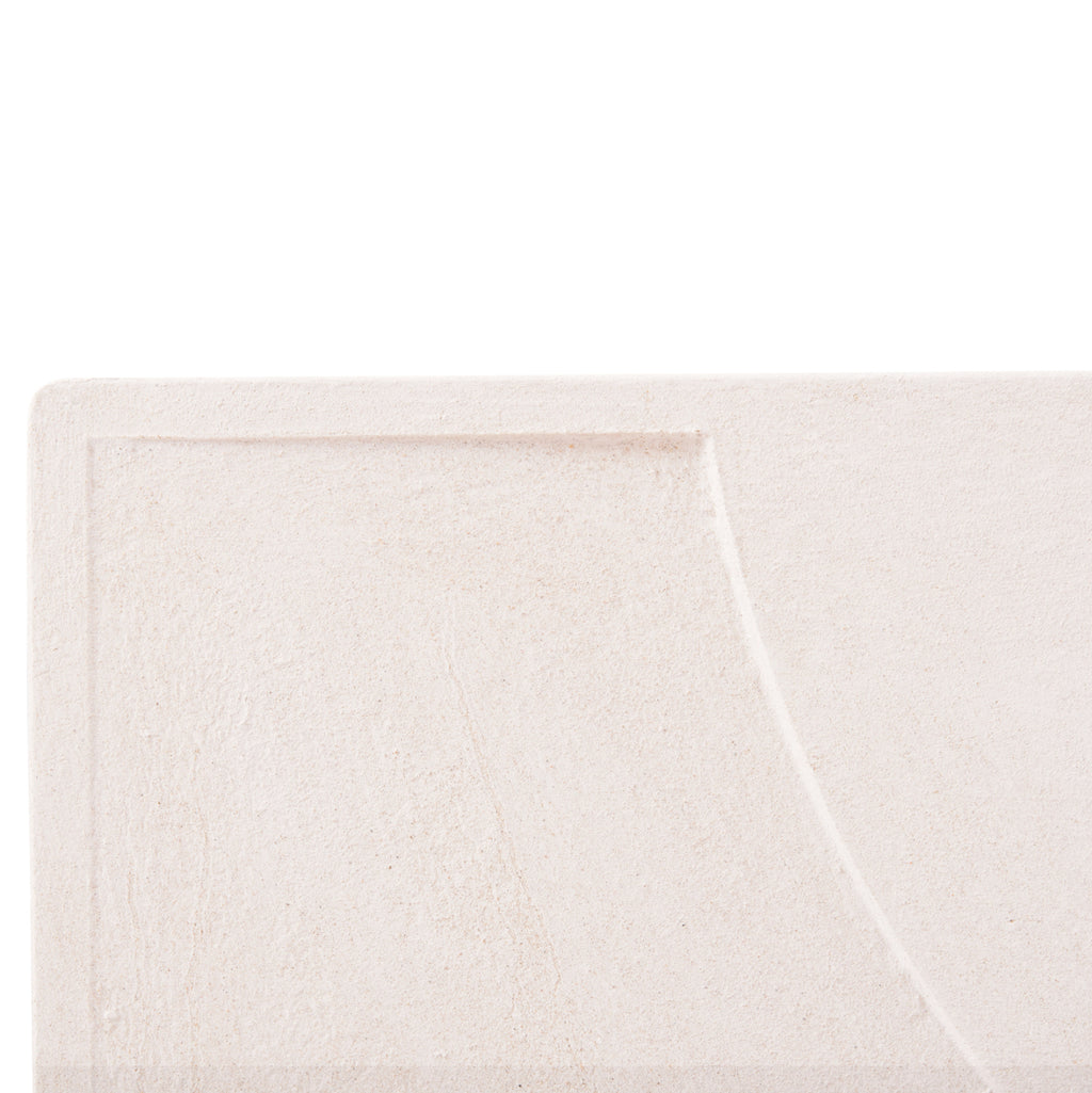 ΠΙΝΑΚΑΣ ΟΡΘΟΓΩΝΙΟΣ ΣΕΙΡΑ SANTORINI HM4509 MDF ΥΠΟΛΕΥΚΟ ΧΡΩΜΑ 60x4(πάχος)x80Υεκ.