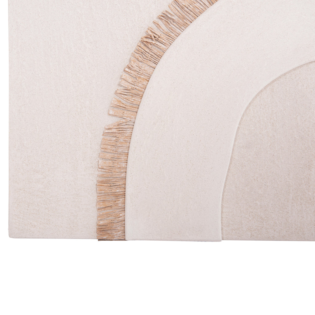 ΠΙΝΑΚΑΣ ΟΡΘΟΓΩΝΙΟΣ ΣΕΙΡΑ SANTORINI HM4534 MDF ΥΠΟΛΕΥΚΟ ΧΡΩΜΑ-ΔΙΑΚΟΣΜΗΣΗ ΜΠΕΖ 48x4,5(πάχος)x60Υεκ.