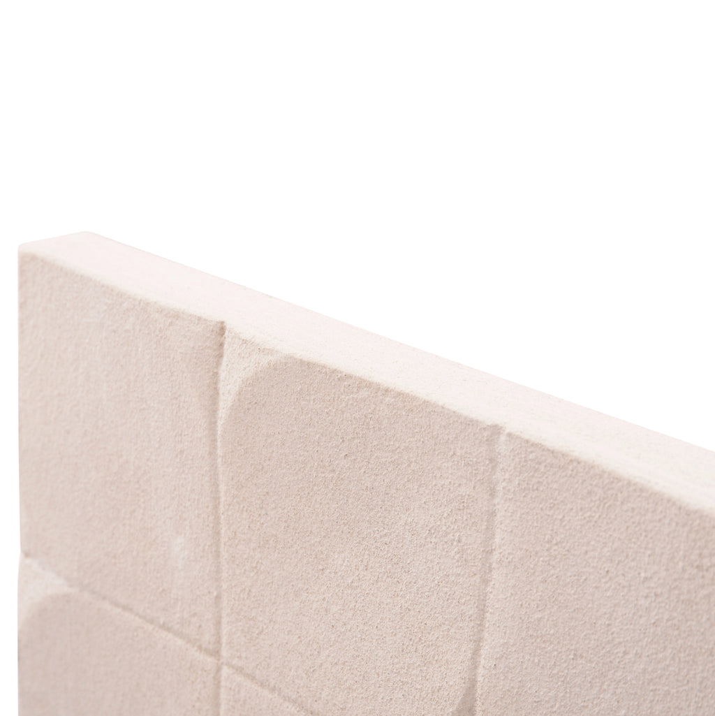 ΠΙΝΑΚΑΣ ΤΕΤΡΑΓΩΝΟΣ ΣΕΙΡΑ SANTORINI HM4516 MDF ΣΕ ΥΠΟΛΕΥΚΟ ΧΡΩΜΑ 80x4,5(πάχος)x80Υεκ.