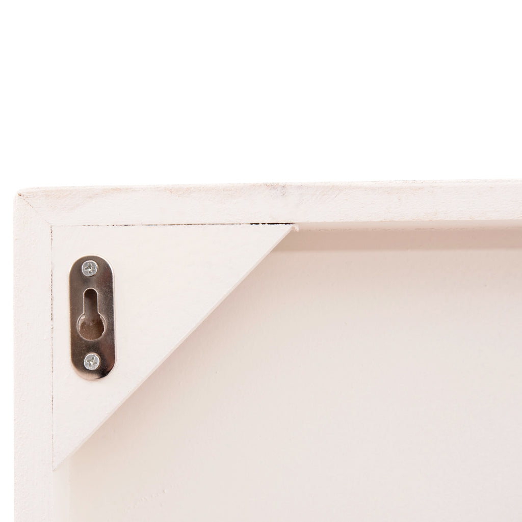 ΠΙΝΑΚΑΣ ΤΕΤΡΑΓΩΝΟΣ ΣΕΙΡΑ SANTORINI HM4516 MDF ΣΕ ΥΠΟΛΕΥΚΟ ΧΡΩΜΑ 80x4,5(πάχος)x80Υεκ.