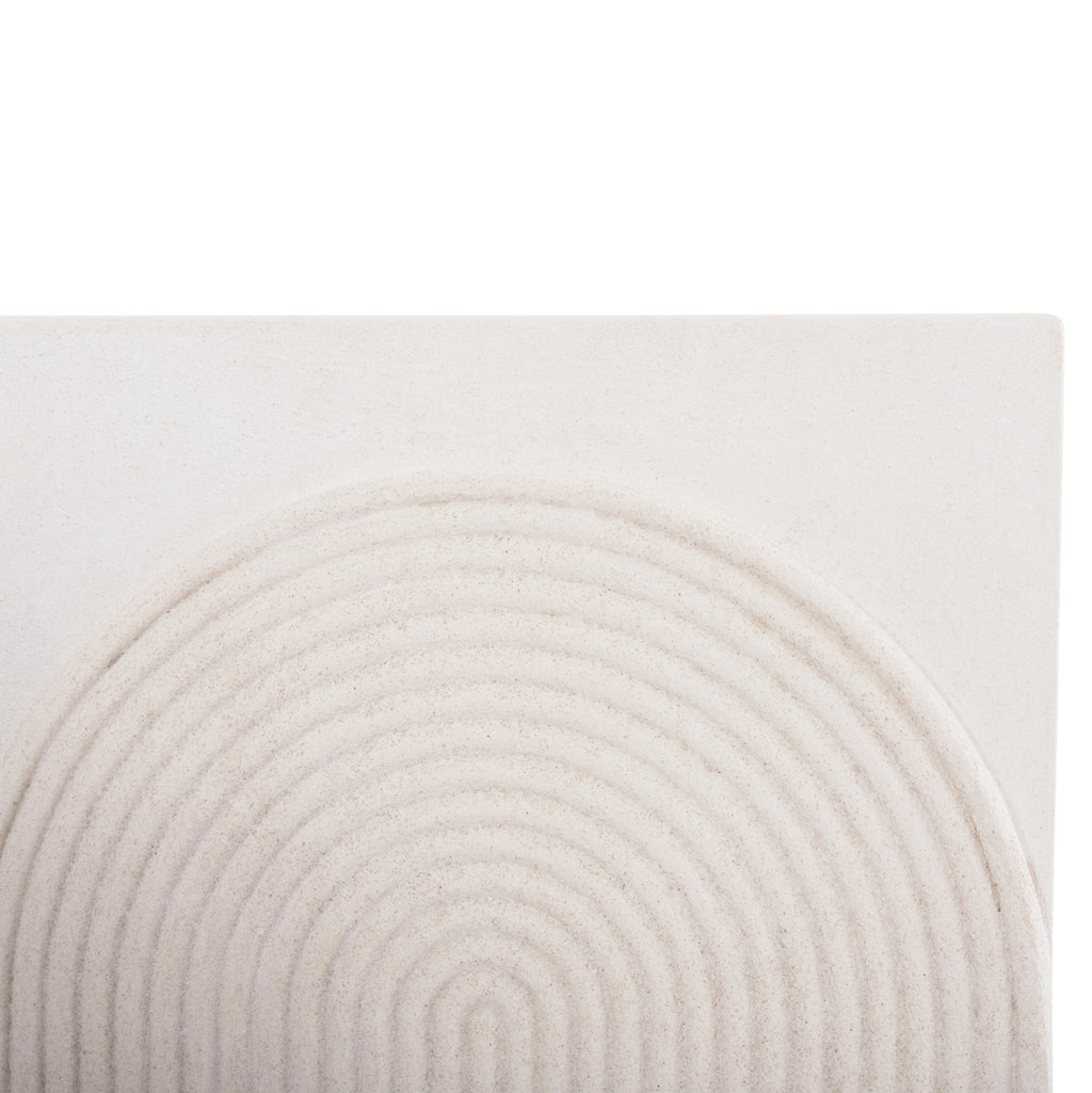 ΠΙΝΑΚΑΣ ΤΕΤΡΑΓΩΝΟΣ ΣΕΙΡΑ SANTORINI HM4517 MDF ΣΕ ΥΠΟΛΕΥΚΟ ΧΡΩΜΑ 80x4,5(πάχος)x80Υεκ.