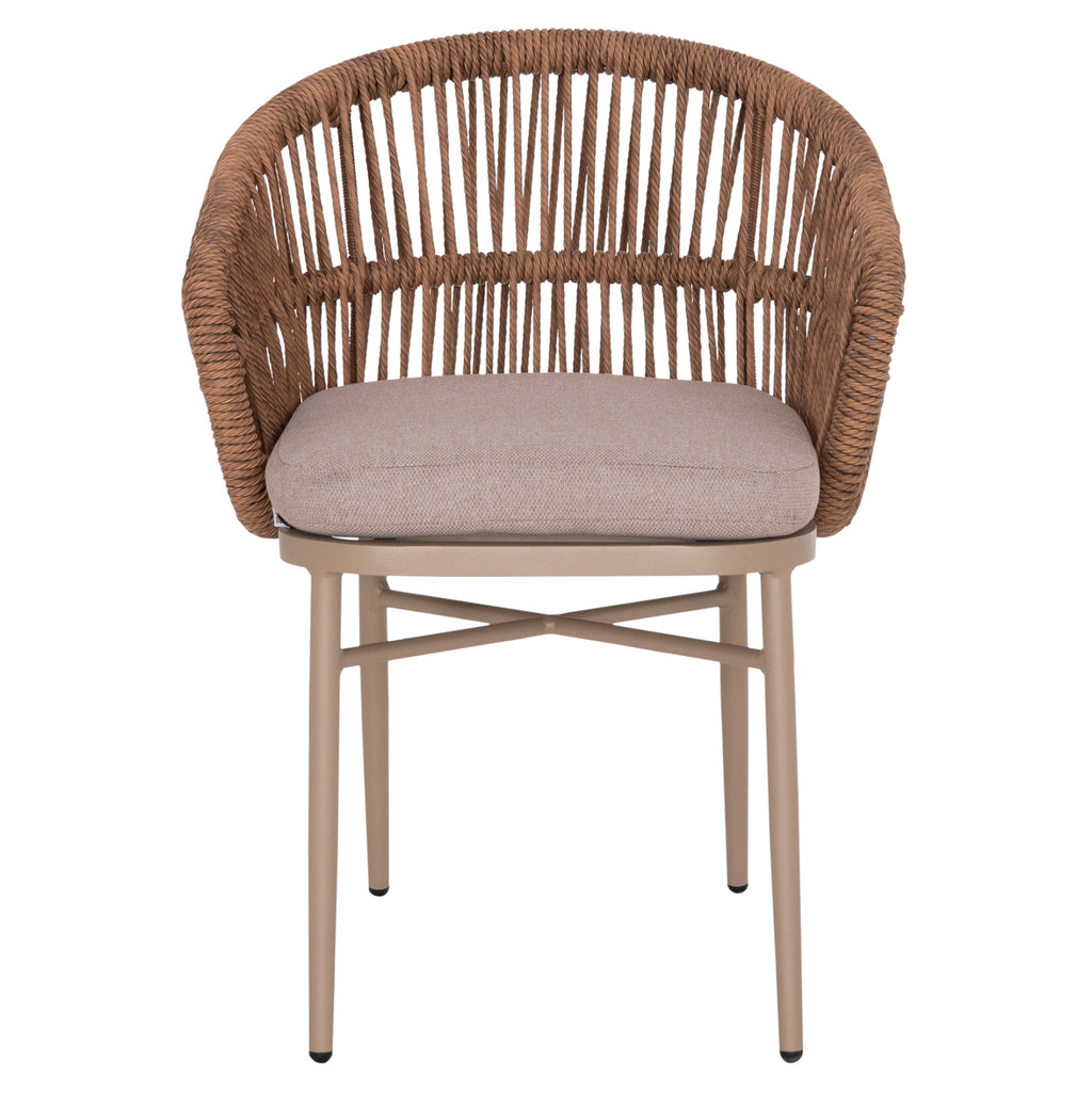 ΠΟΛΥΘΡΟΝΑ ΑΛΟΥΜΙΝΙΟΥ ORIN HM6265.03 ΚΑΠΟΥΤΣΙΝΟ- P.E.RATTAN ΣΕ ΦΥΣΙΚΟ 58x61x75Υεκ.