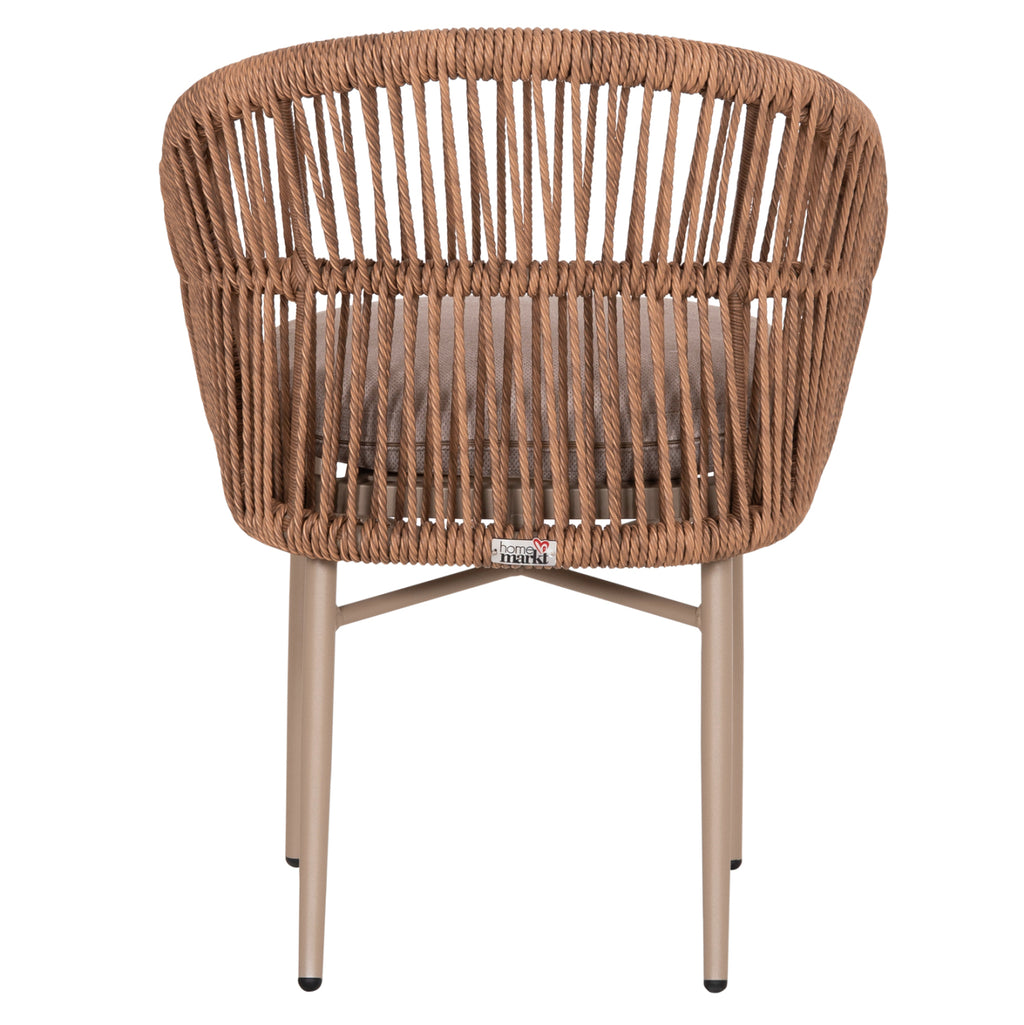 ΠΟΛΥΘΡΟΝΑ ΑΛΟΥΜΙΝΙΟΥ ORIN HM6265.03 ΚΑΠΟΥΤΣΙΝΟ- P.E.RATTAN ΣΕ ΦΥΣΙΚΟ 58x61x75Υεκ.