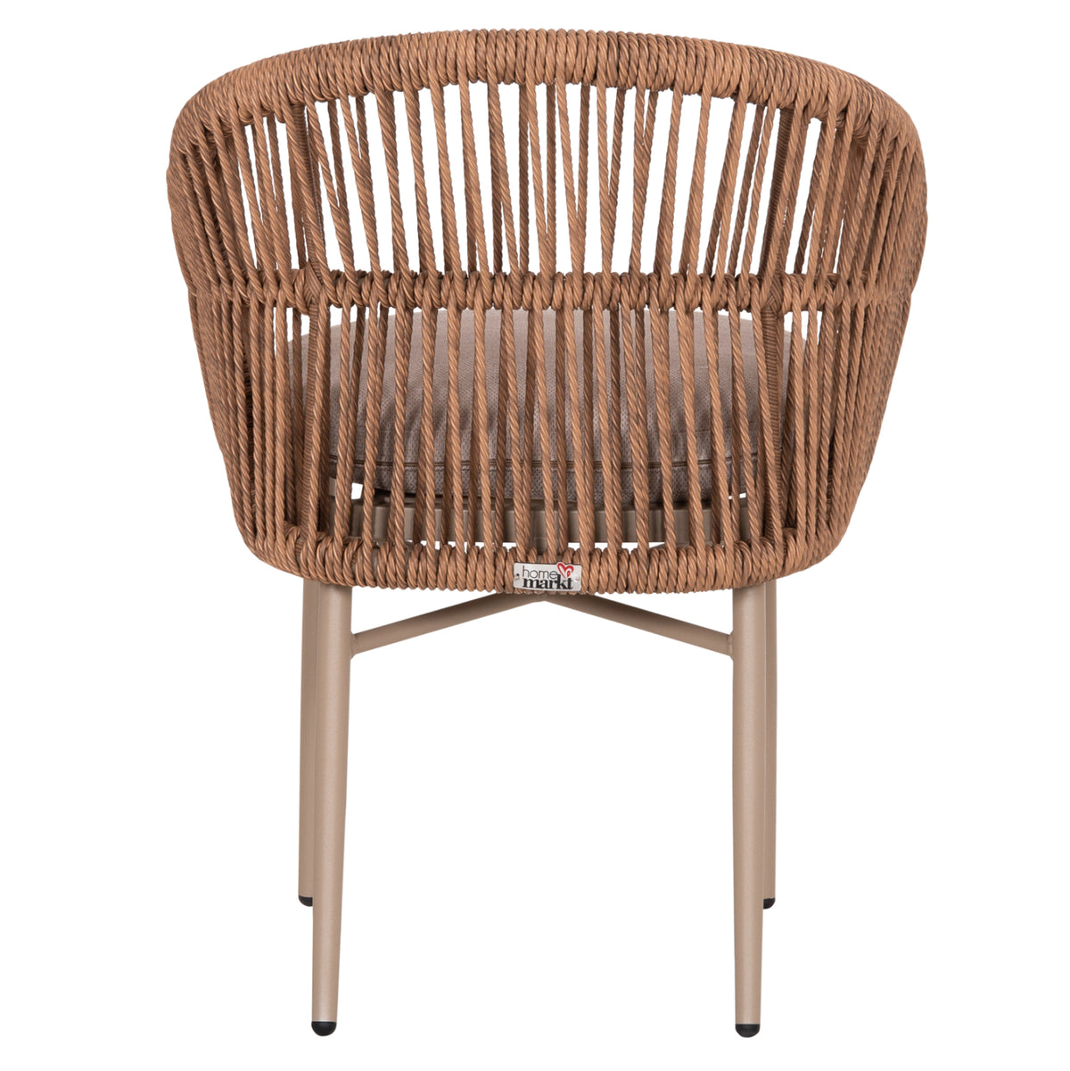 ΠΟΛΥΘΡΟΝΑ ΑΛΟΥΜΙΝΙΟΥ ORIN HM6265.03 ΚΑΠΟΥΤΣΙΝΟ- P.E.RATTAN ΣΕ ΦΥΣΙΚΟ 58x61x75Υεκ.