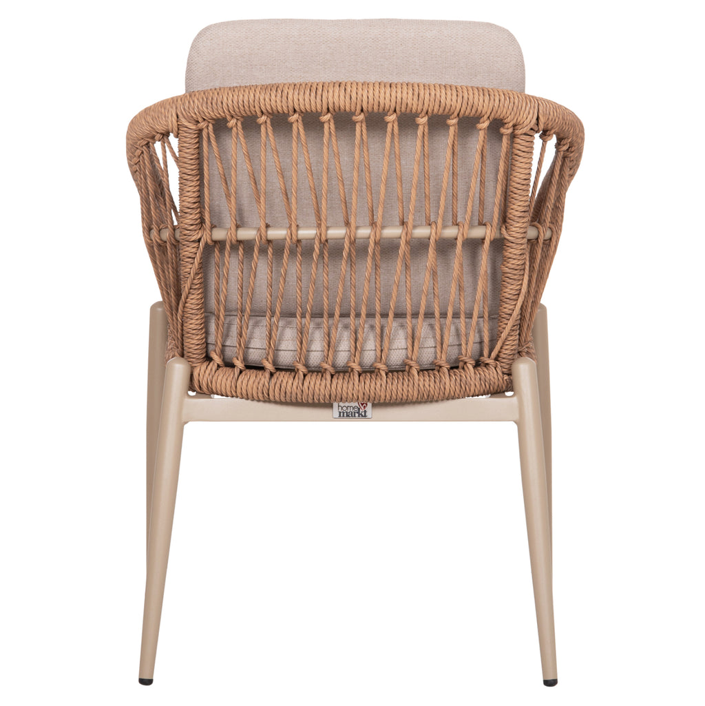 ΠΟΛΥΘΡΟΝΑ ΑΛΟΥΜΙΝΙΟΥ GALDIN HM6272.03 ΚΑΠΟΥΤΣΙΝΟ-P.E.RATTAN-ΜΠΕΖ ΥΦΑΣΜΑ 65x60x76Υεκ
