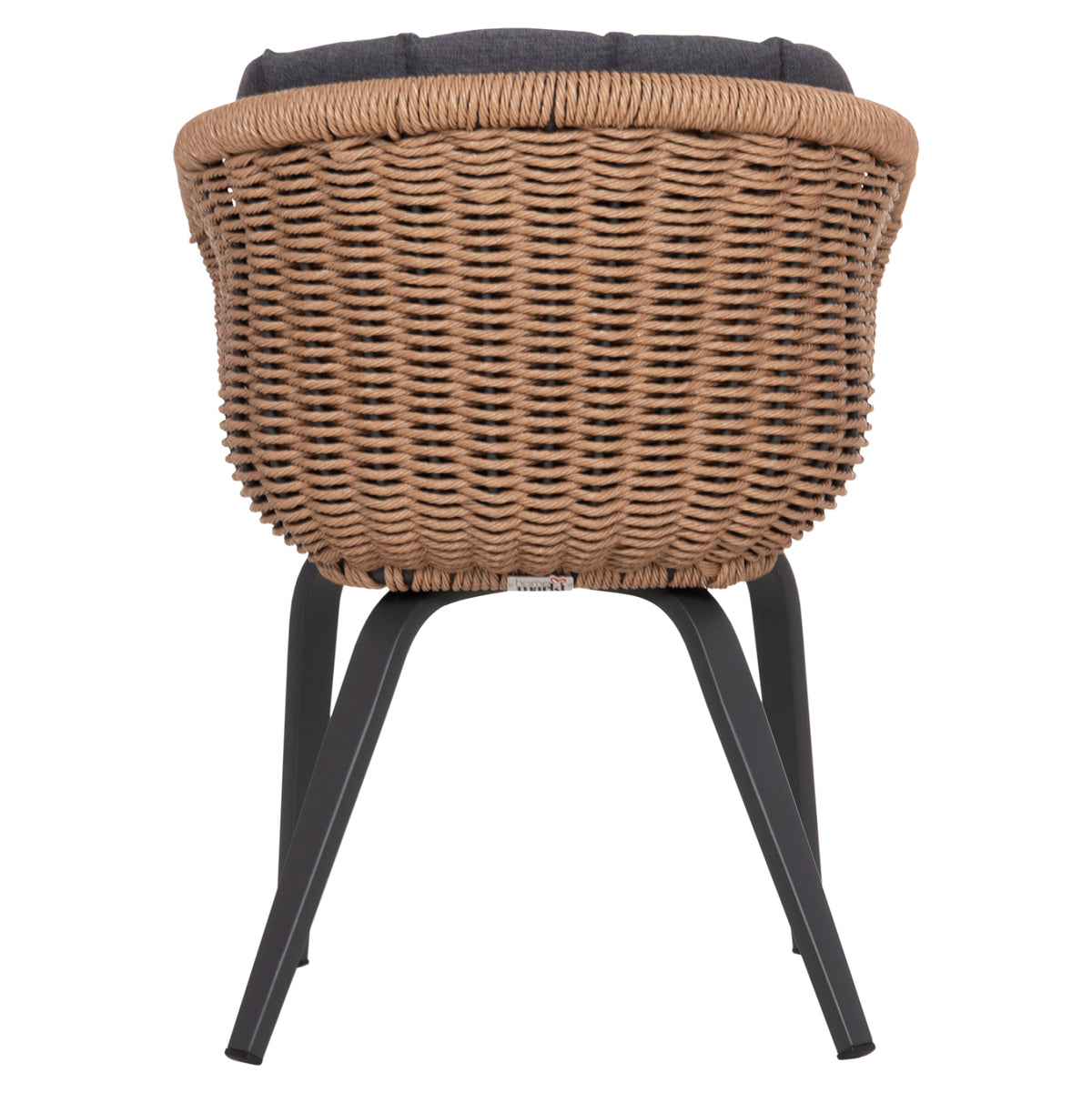 ΠΟΛΥΘΡΟΝΑ VICTUS HM6559.01 ΑΛΟΥΜΙΝΙΟ & OLEFIN ΓΚΡΙ-TWIST WICKER 60x62x76Yεκ